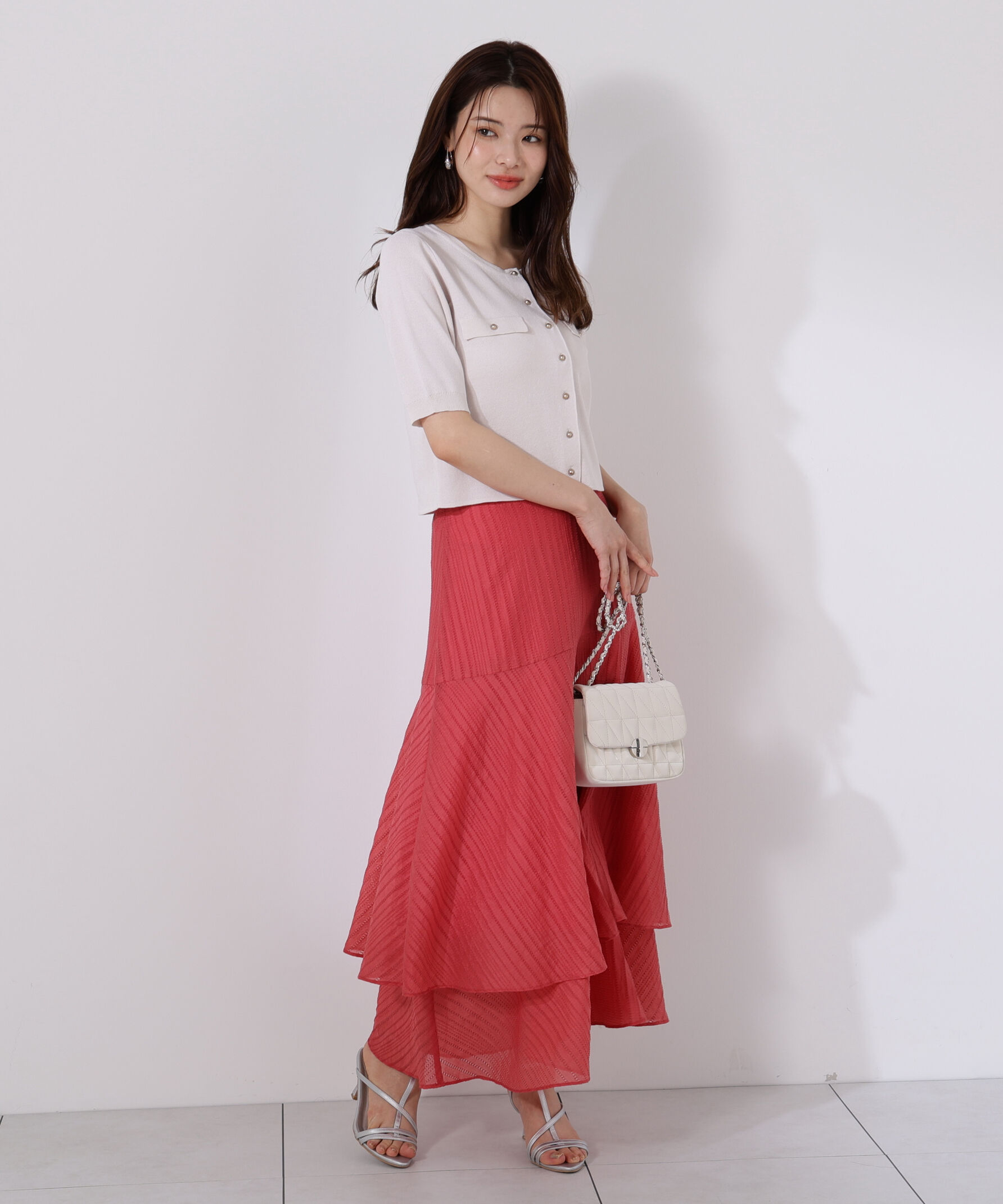 PROPORTION BODY DRESSING「シアードビーティアードスカート」|スカート|