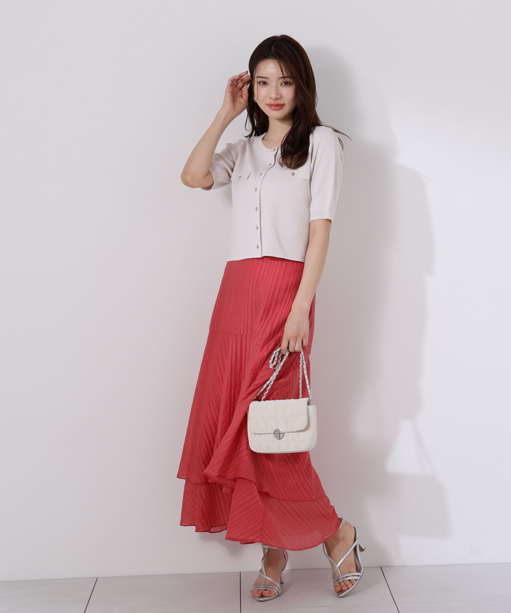 PROPORTION BODY DRESSING「シアードビーティアードスカート」|スカート|