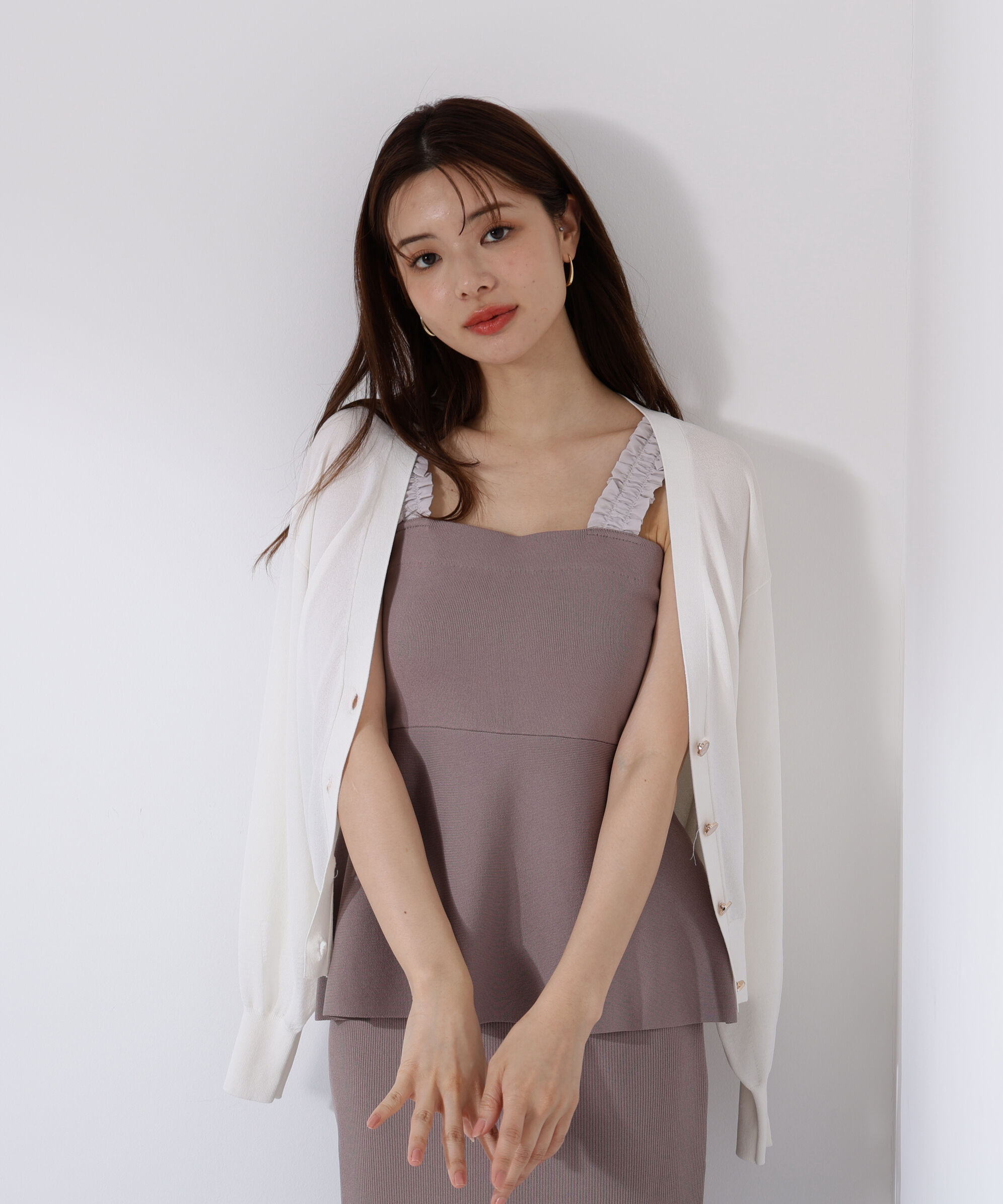 PROPORTION BODY DRESSING「ペプラムキャミセットアップ」|ワンピース|