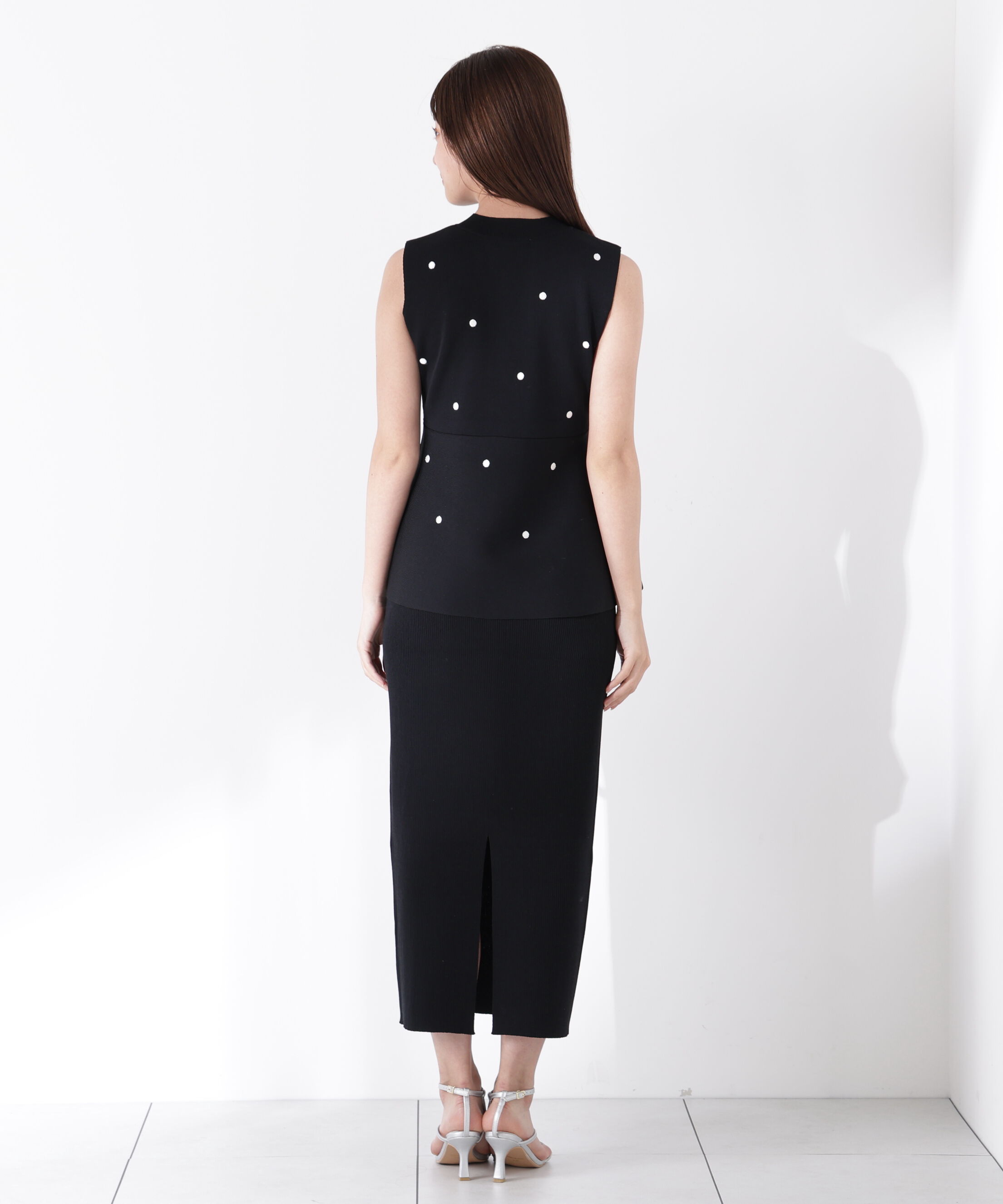 PROPORTION BODY DRESSING「ドット刺繍ニットセットアップ」|ワンピース|