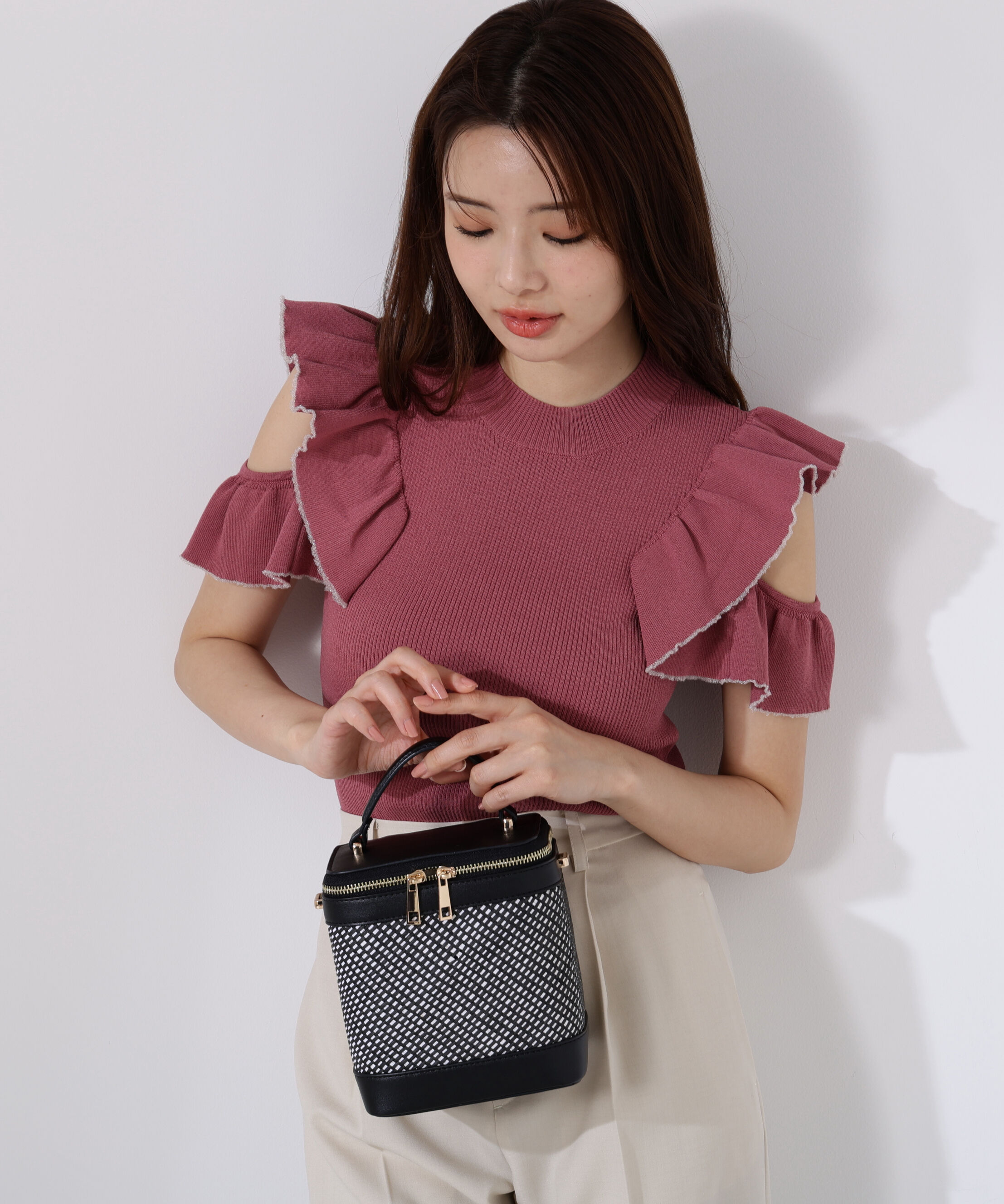 PROPORTION BODY DRESSING「デザインスリーブニット」|ニット・セーター|