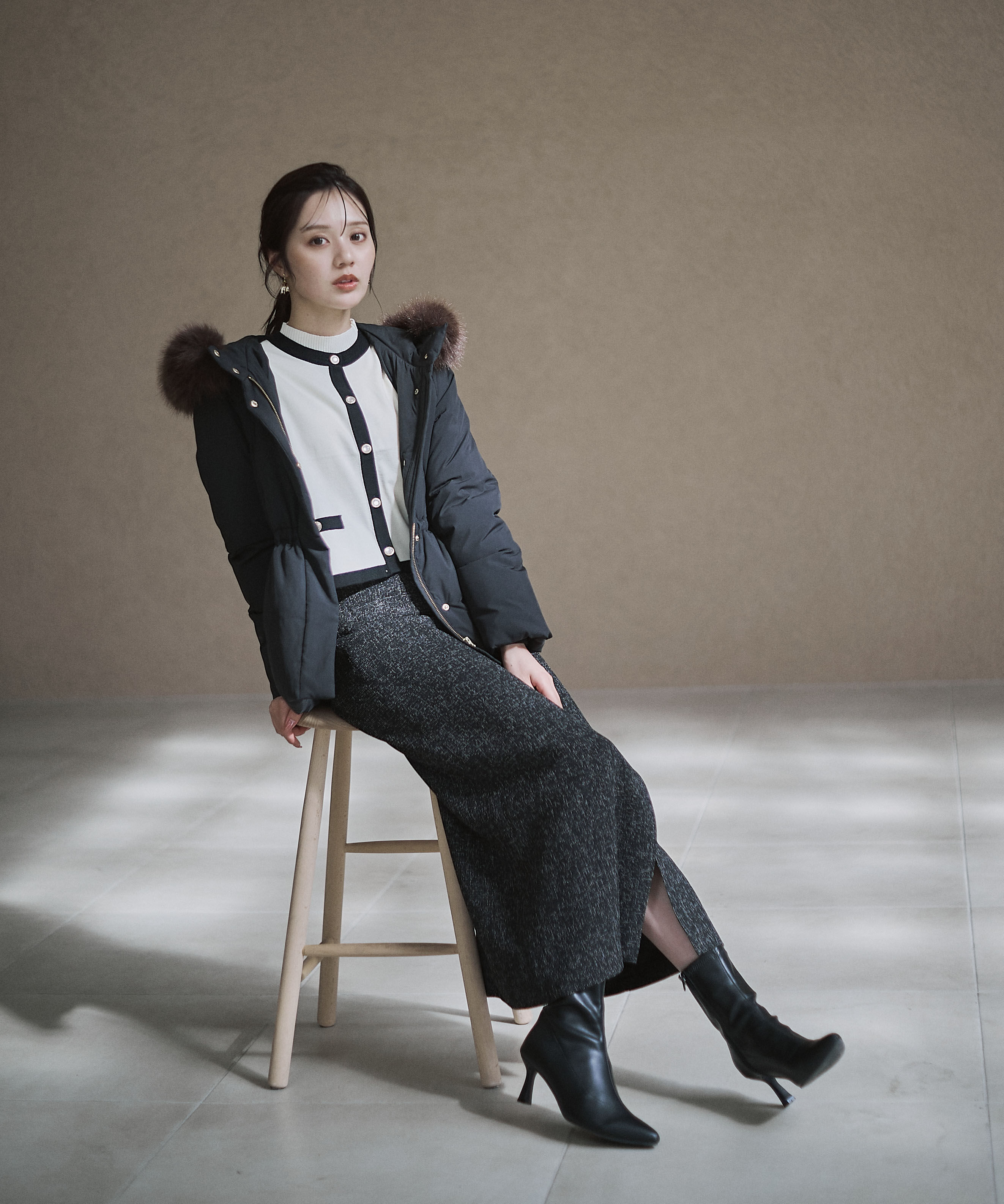 PROPORTION BODY DRESSING「ウエストマークショートダウン 25AW」|ブルゾン・スタジャン|