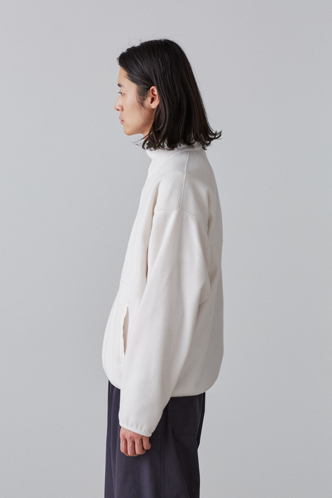 YLEVE 「Ｙ / RECYCLE POLYESTER FLEECE BZ」|ブルゾン・スタジャン|