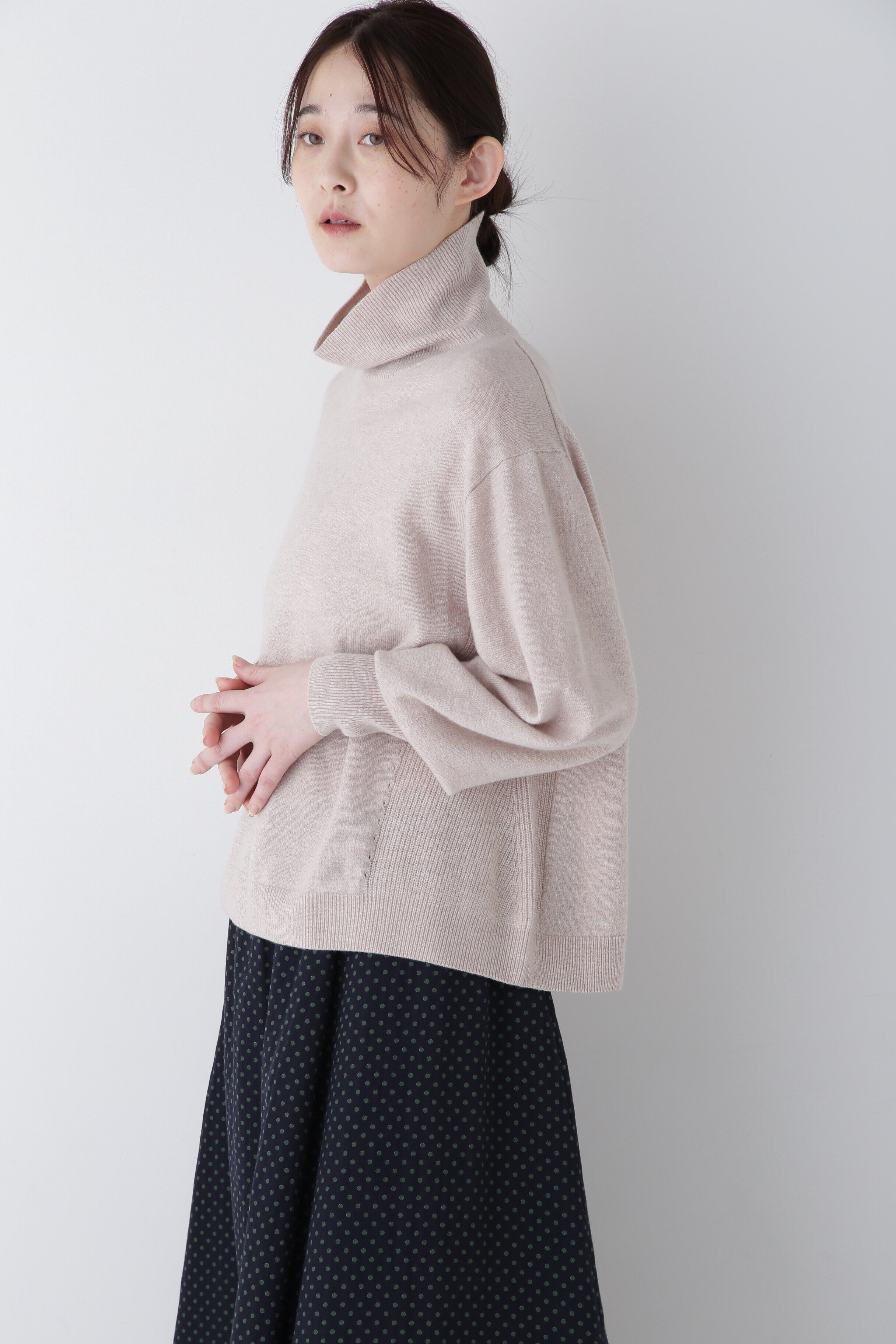  「◆ソフトタッチウールハイネックプルオーバー」|ニット・セーター|