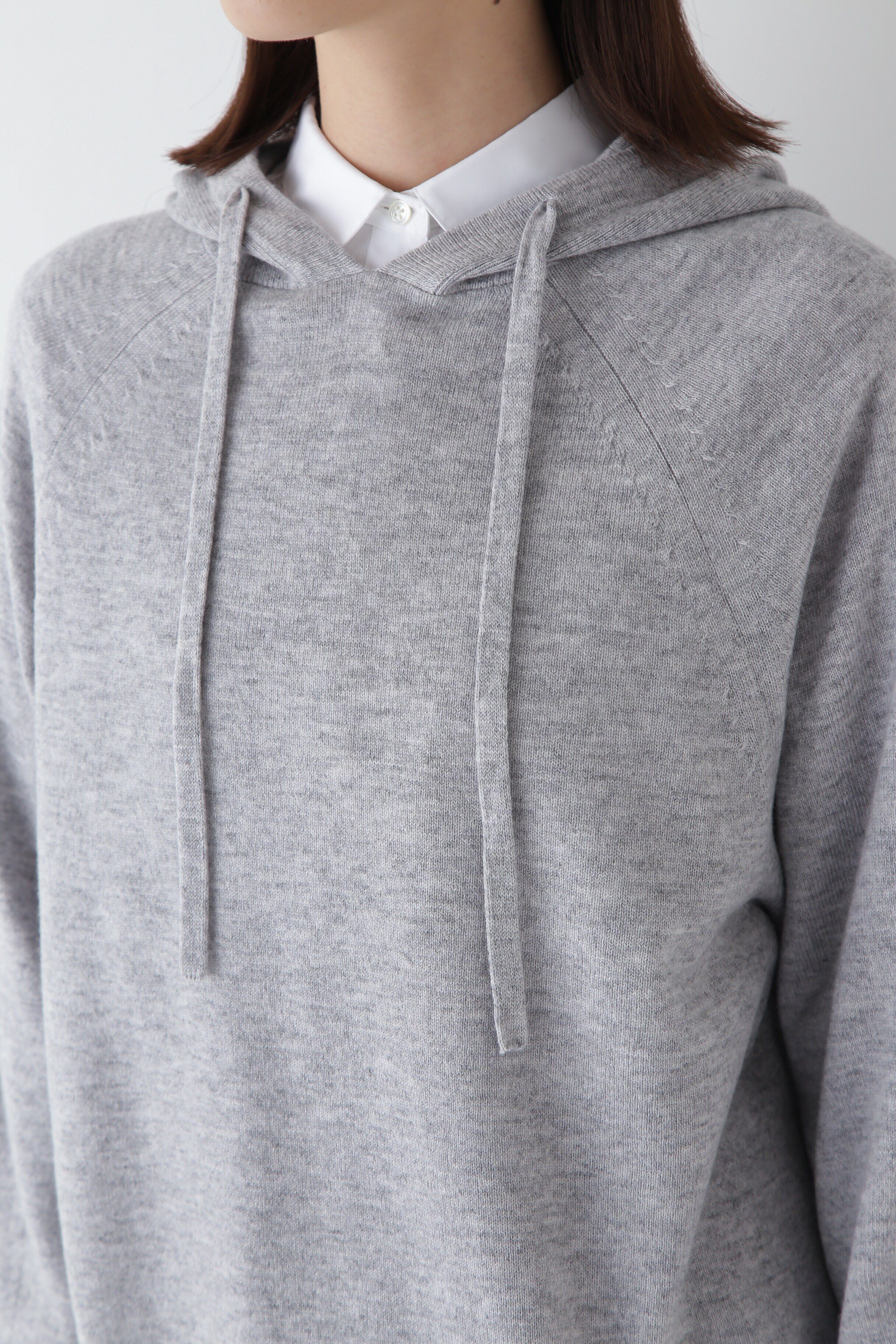  「◆ウールカシミヤフーディニット」|ニット・セーター|