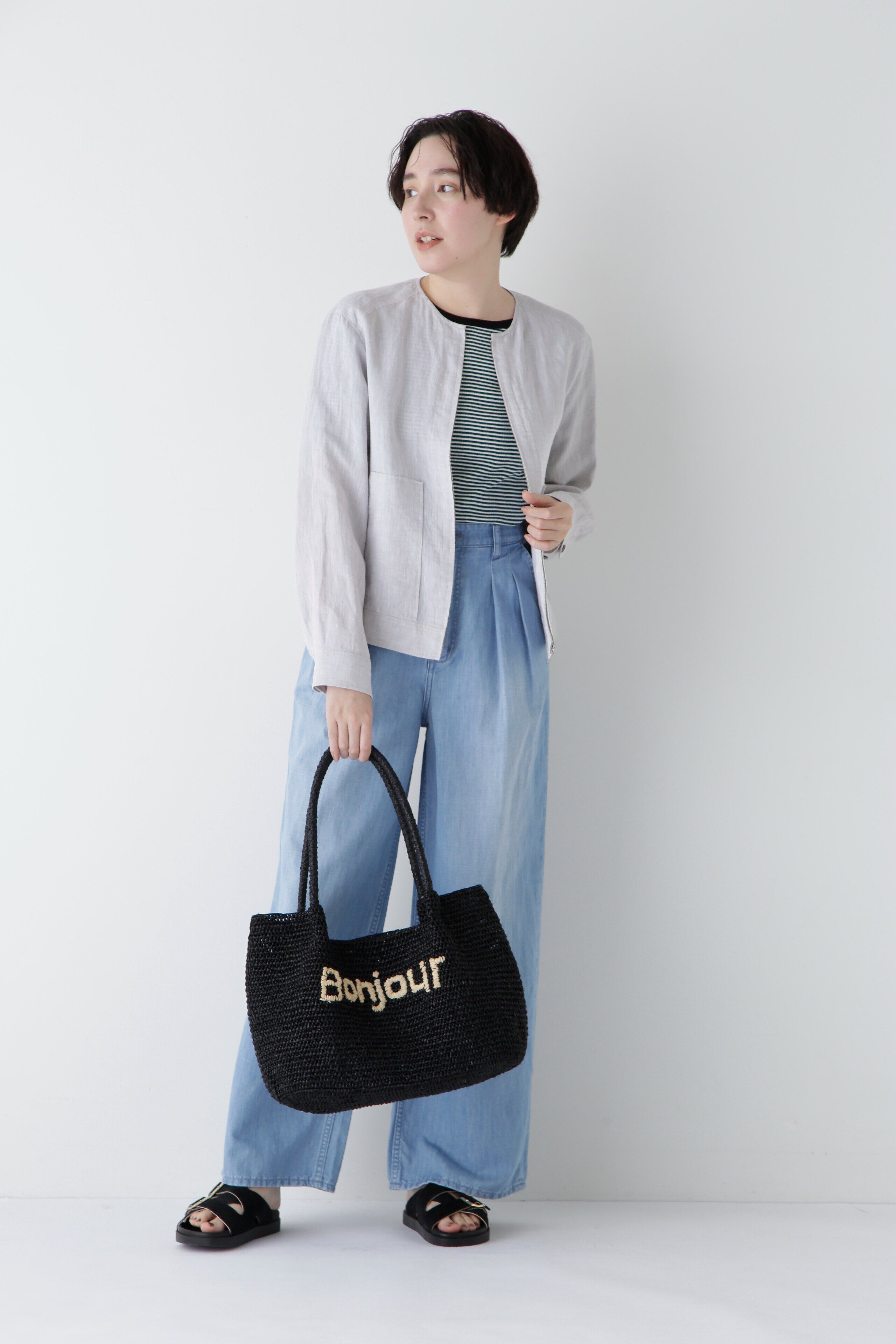  「◆リブクルーＴシャツ」|Tシャツ・カットソー|