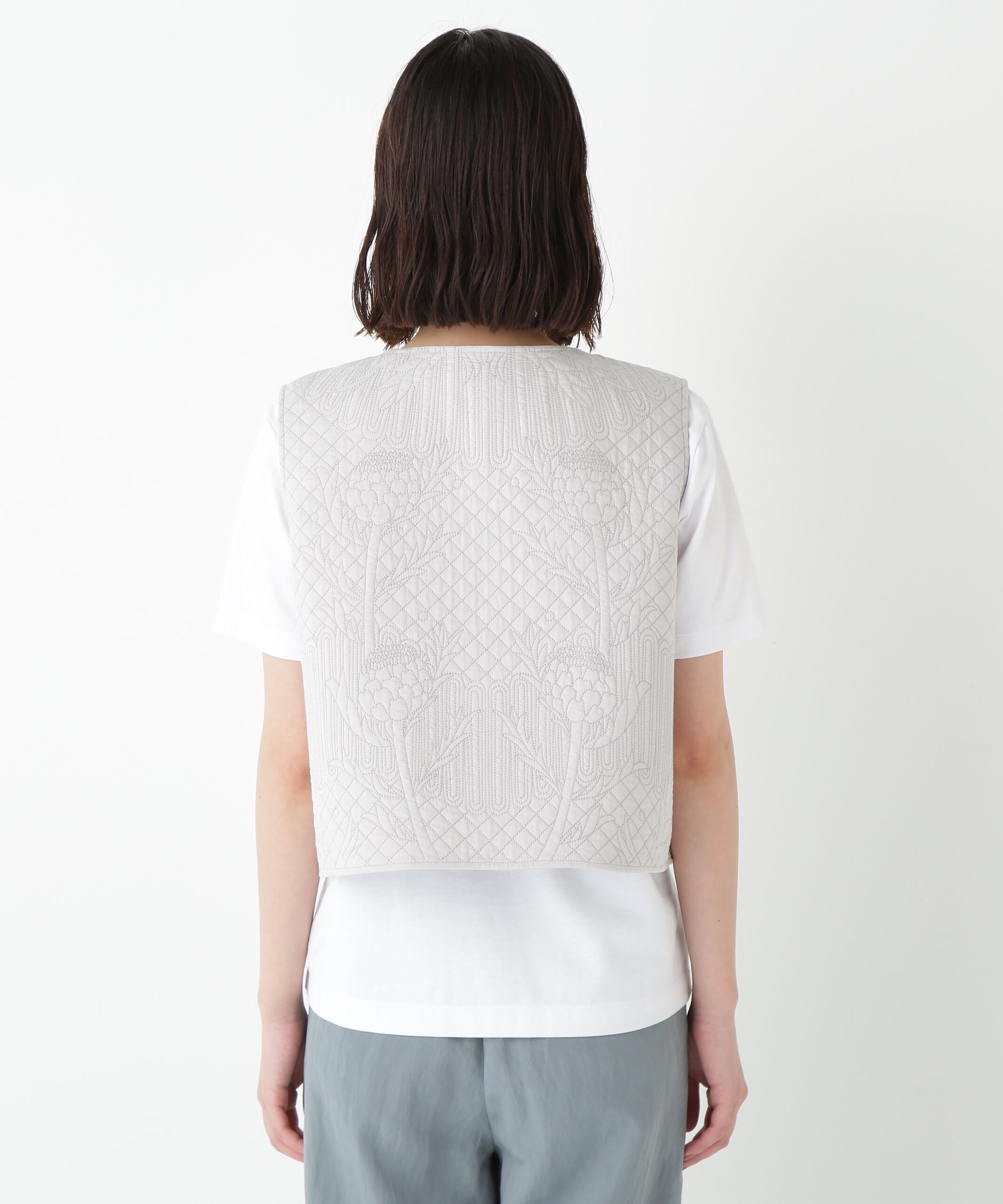  「◆インドコットンボイルキルティングジレ」|シャツ・ブラウス|