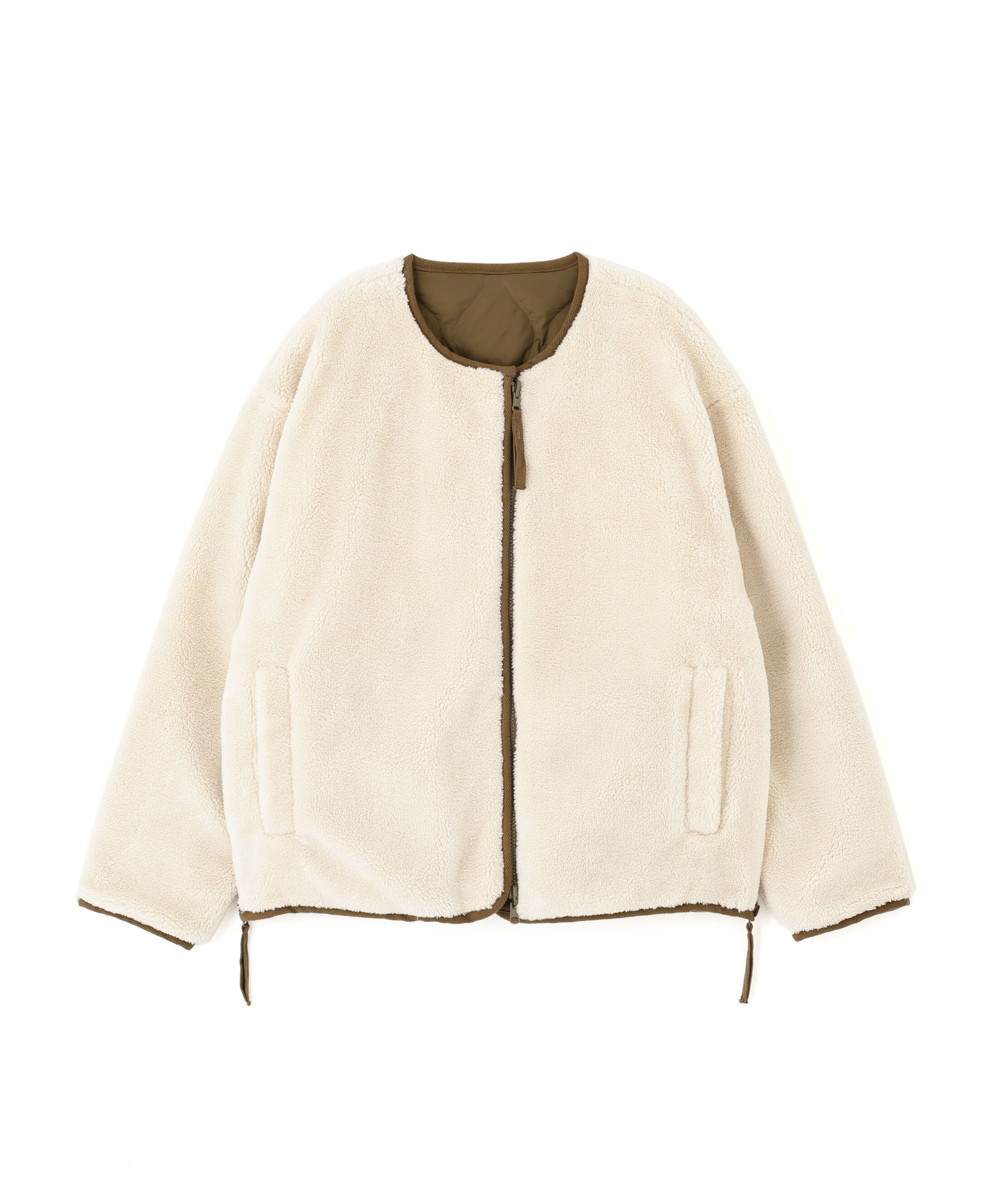  「◆リバーシブルボアダウンブルゾン」|ブルゾン・スタジャン|