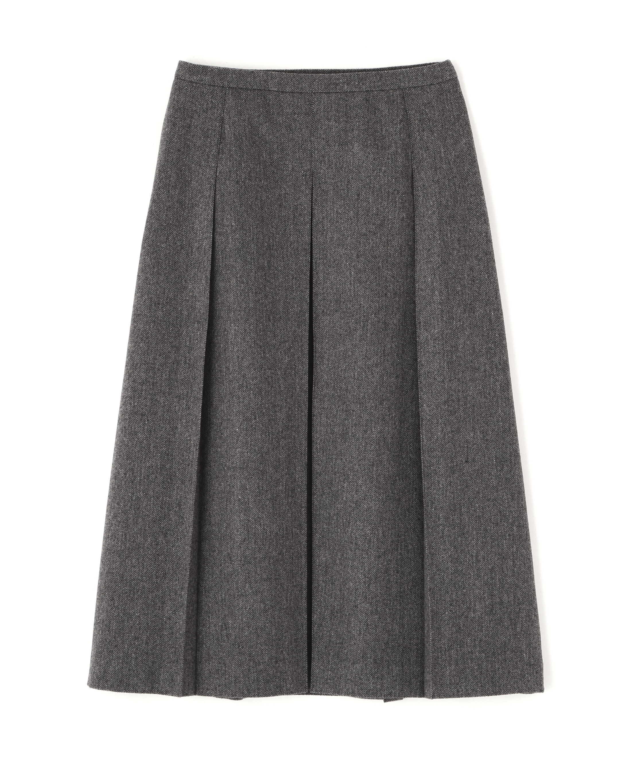  「ヘリンボーンツィードタックスカート」|スカート|