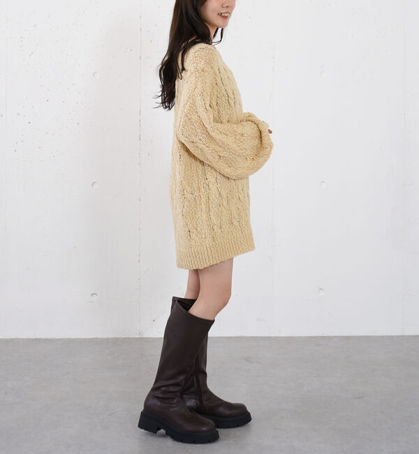 archives「スラブゆるケーブルニットプルオーバー」|ニット・セーター|