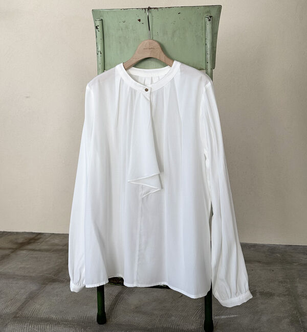 Doux archives「ラッフルタイＢＬ」|シャツ・ブラウス|OFF WHITE