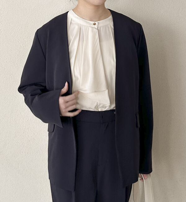 Doux archives「ラッフルタイＢＬ」|シャツ・ブラウス|