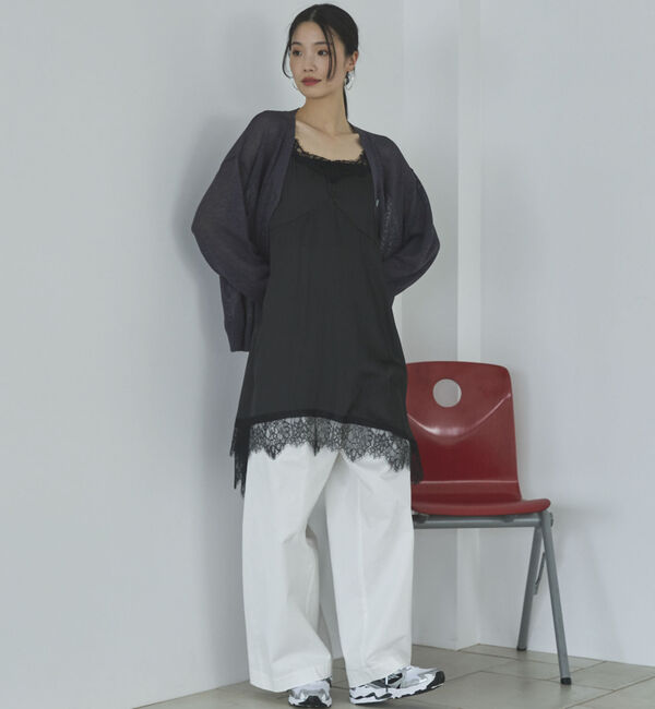 Doux archives「ヴィンテージサテンレースキャミ」|シャツ・ブラウス|