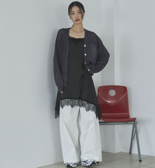 Doux archives「ヴィンテージサテンレースキャミ」|シャツ・ブラウス|