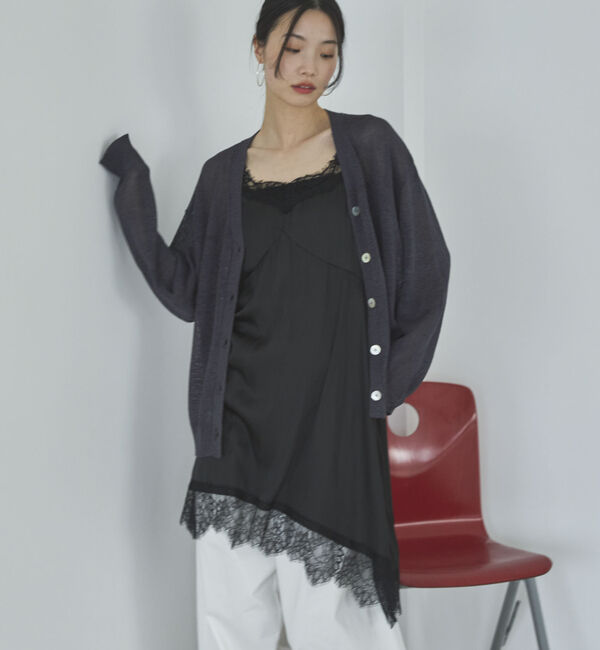 Doux archives「ヴィンテージサテンレースキャミ」|シャツ・ブラウス|