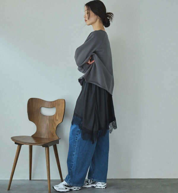 Doux archives「ヴィンテージサテンレースキャミ」|シャツ・ブラウス|