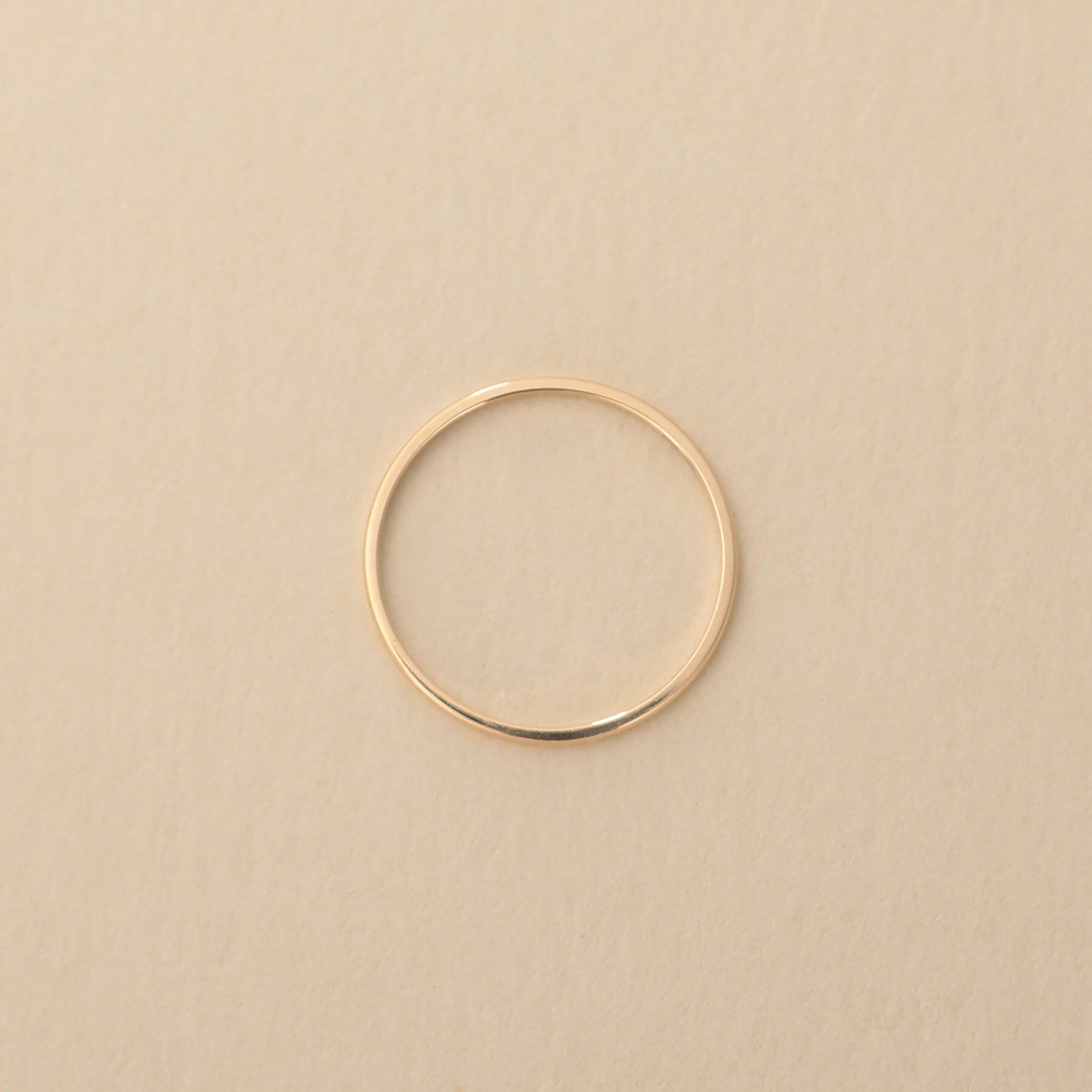 COCOSHNIK ONKITSCH「K10スキニーピンキーリング ストレート」|リング|