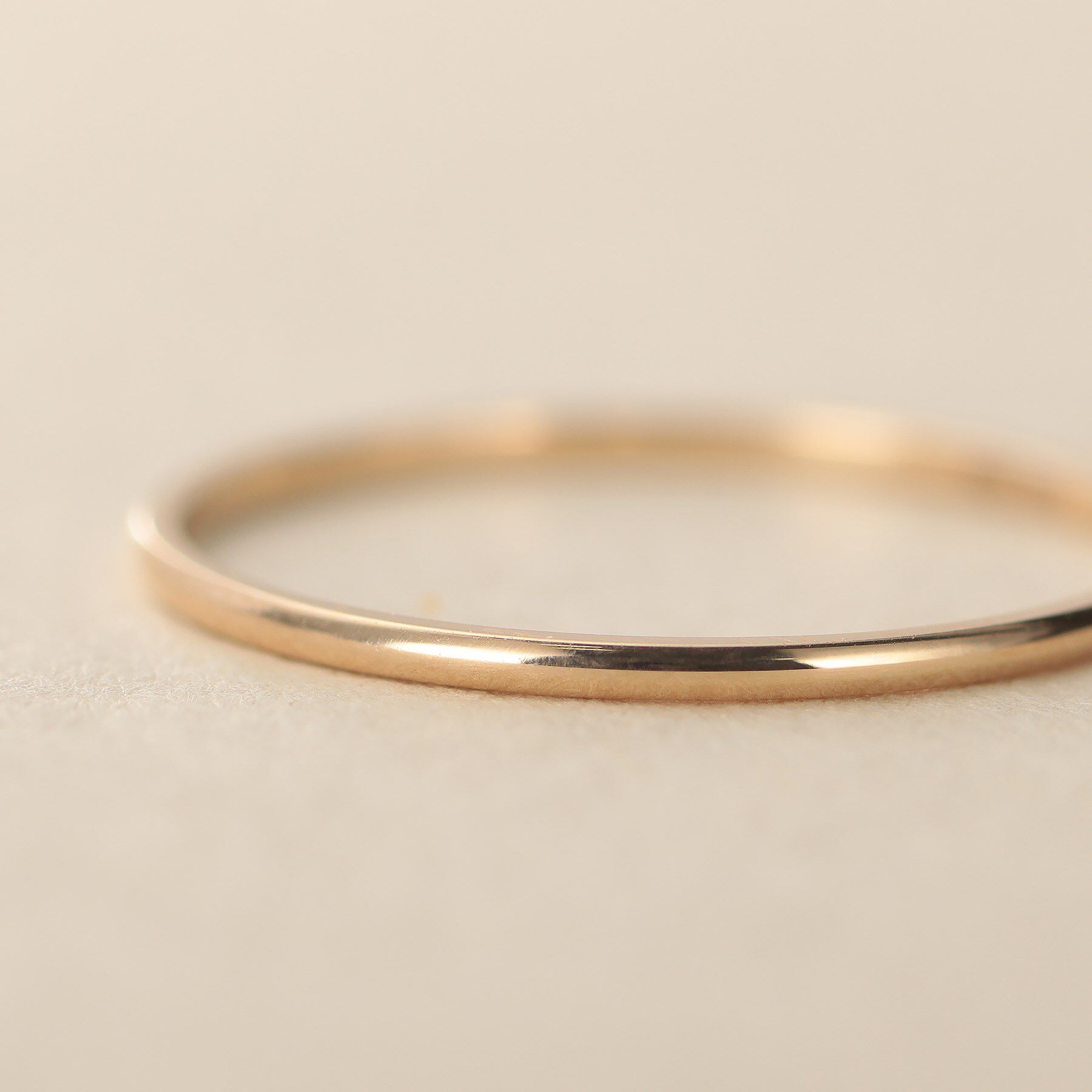 COCOSHNIK ONKITSCH「K10スキニーピンキーリング ストレート」|リング|