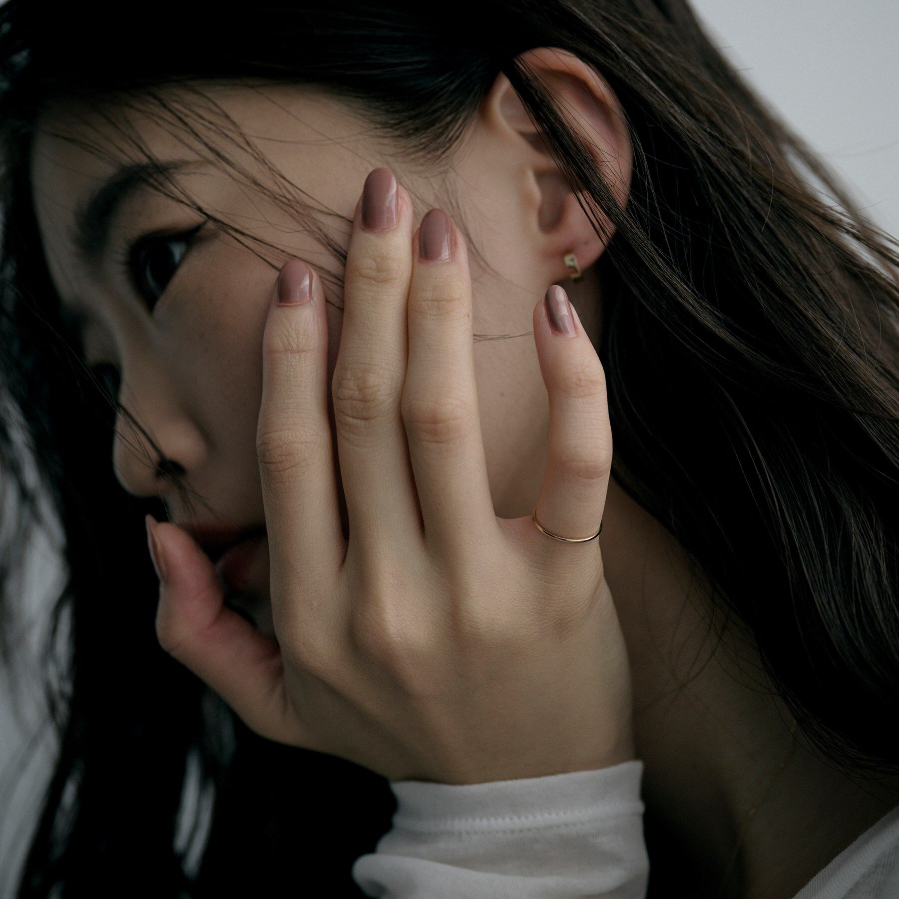 COCOSHNIK ONKITSCH「K10スキニーピンキーリング ストレート」|リング|