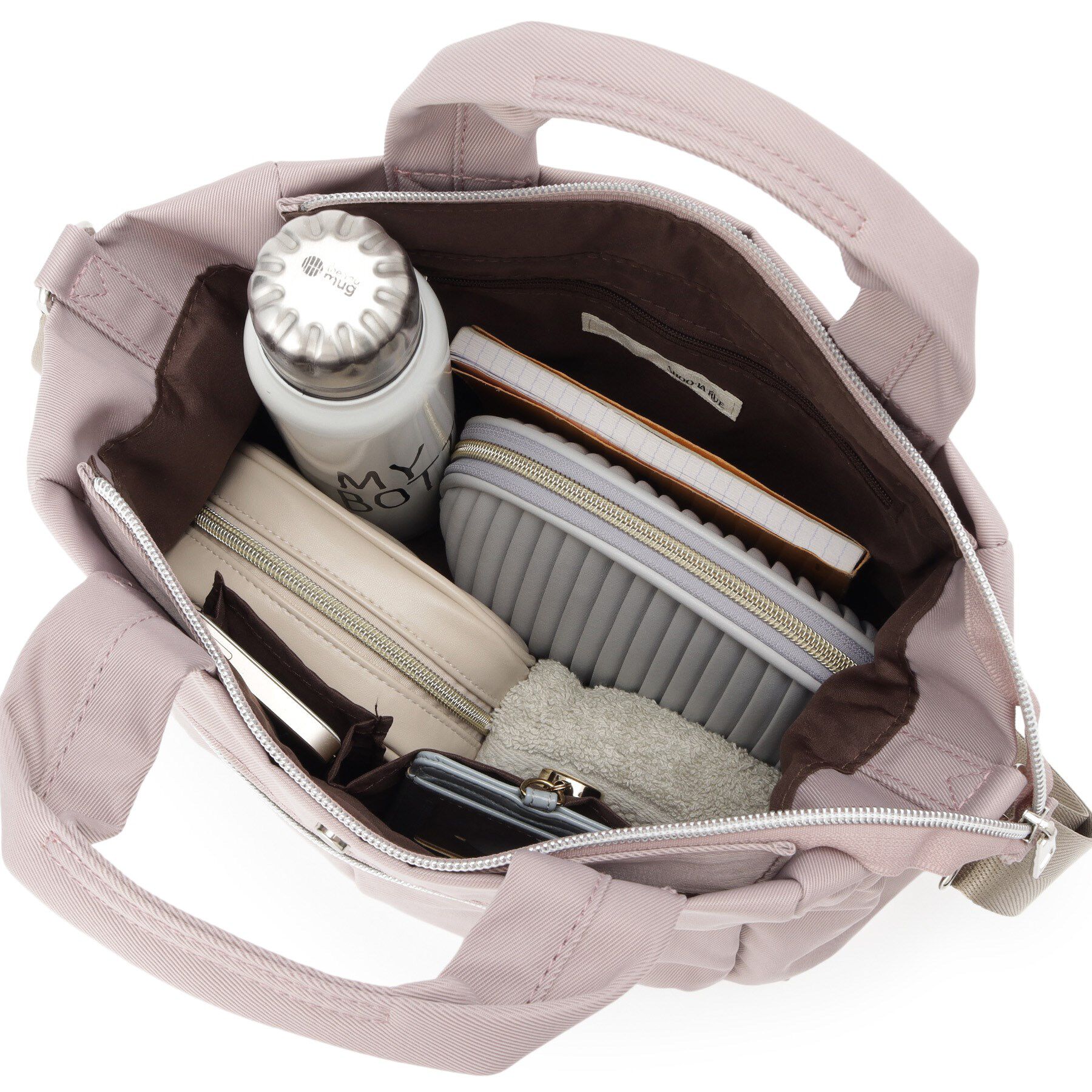 SHOO･LA･RUE「【撥水/2WAY】フロントポケット トートバッグ」|トートバッグ|