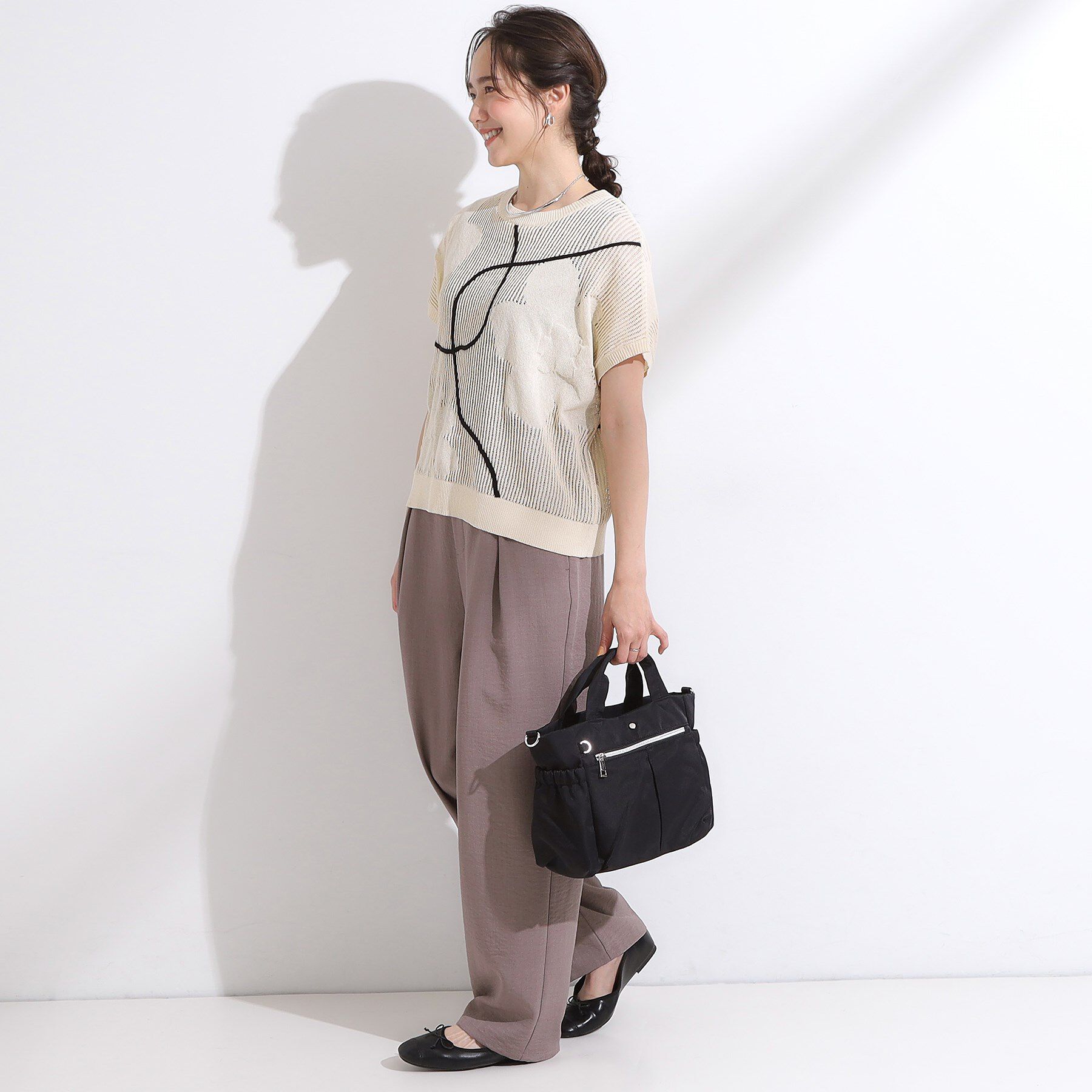 SHOO･LA･RUE「【撥水/2WAY】フロントポケット トートバッグ」|トートバッグ|