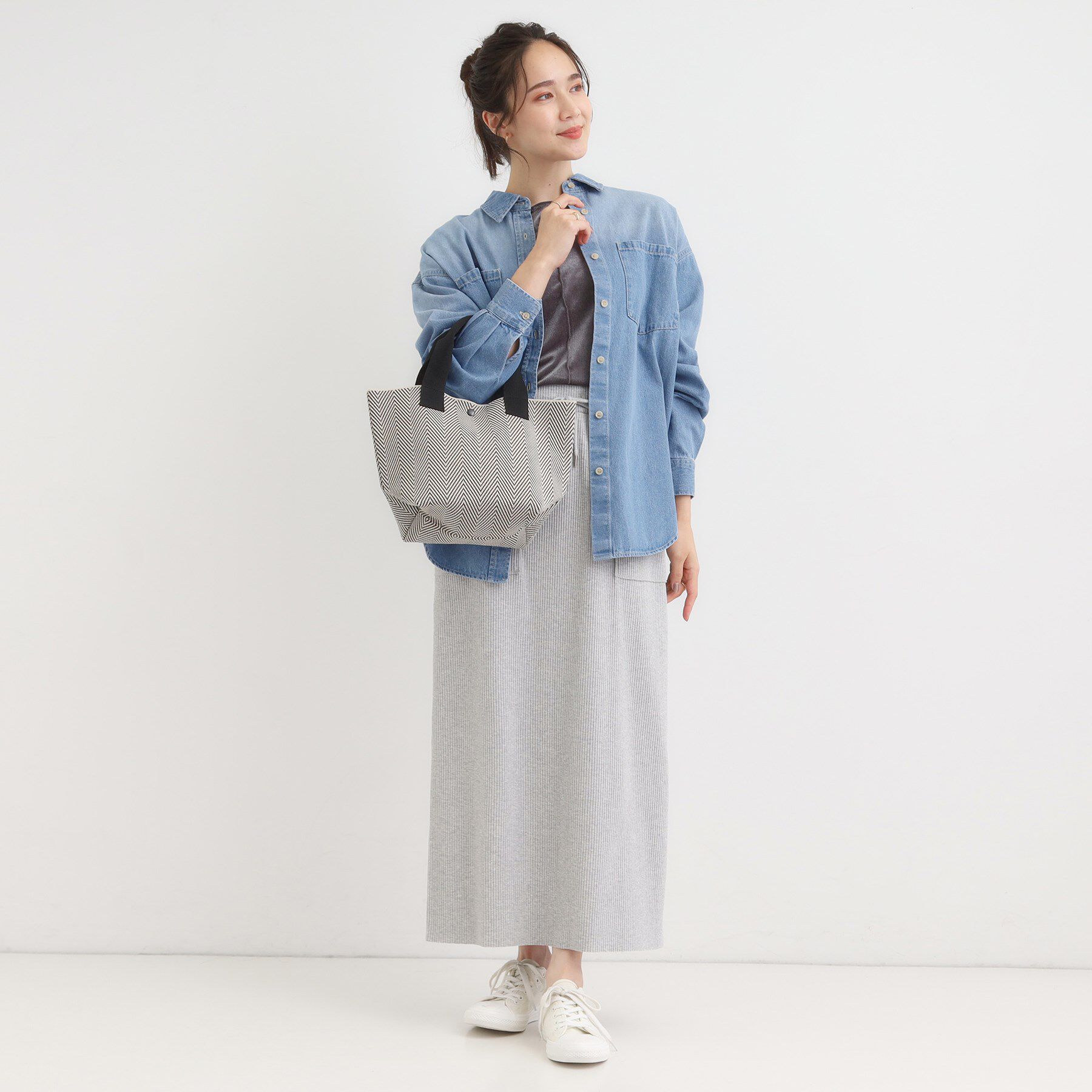 SHOO･LA･RUE「ニットランチトートバッグ」|トートバッグ|