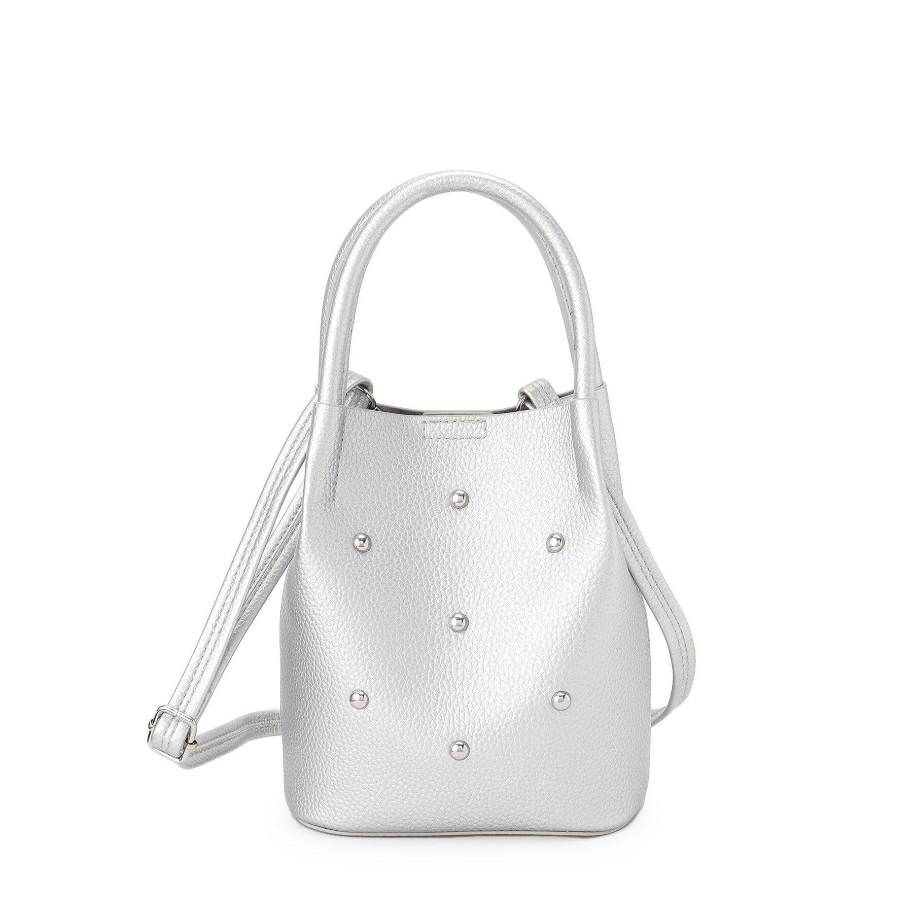 SHOO･LA･RUE「つまみハンドルスタッズミニショルダー」|ショルダー・メッセンジャー|