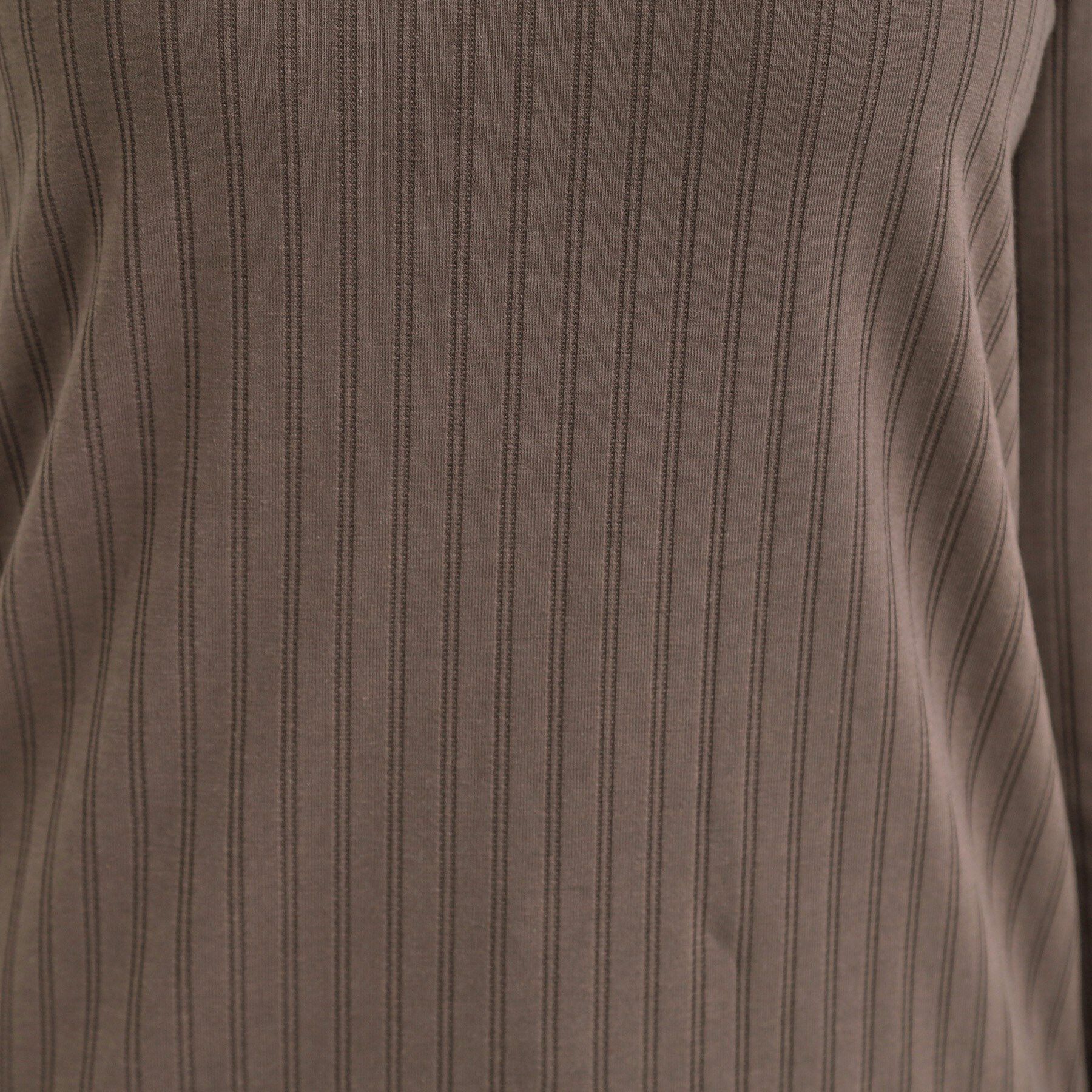 SHOO･LA･RUE「【S-LL】1枚でも、重ね着にも ワイドテレコ クルーネックインナー」|Tシャツ・カットソー|