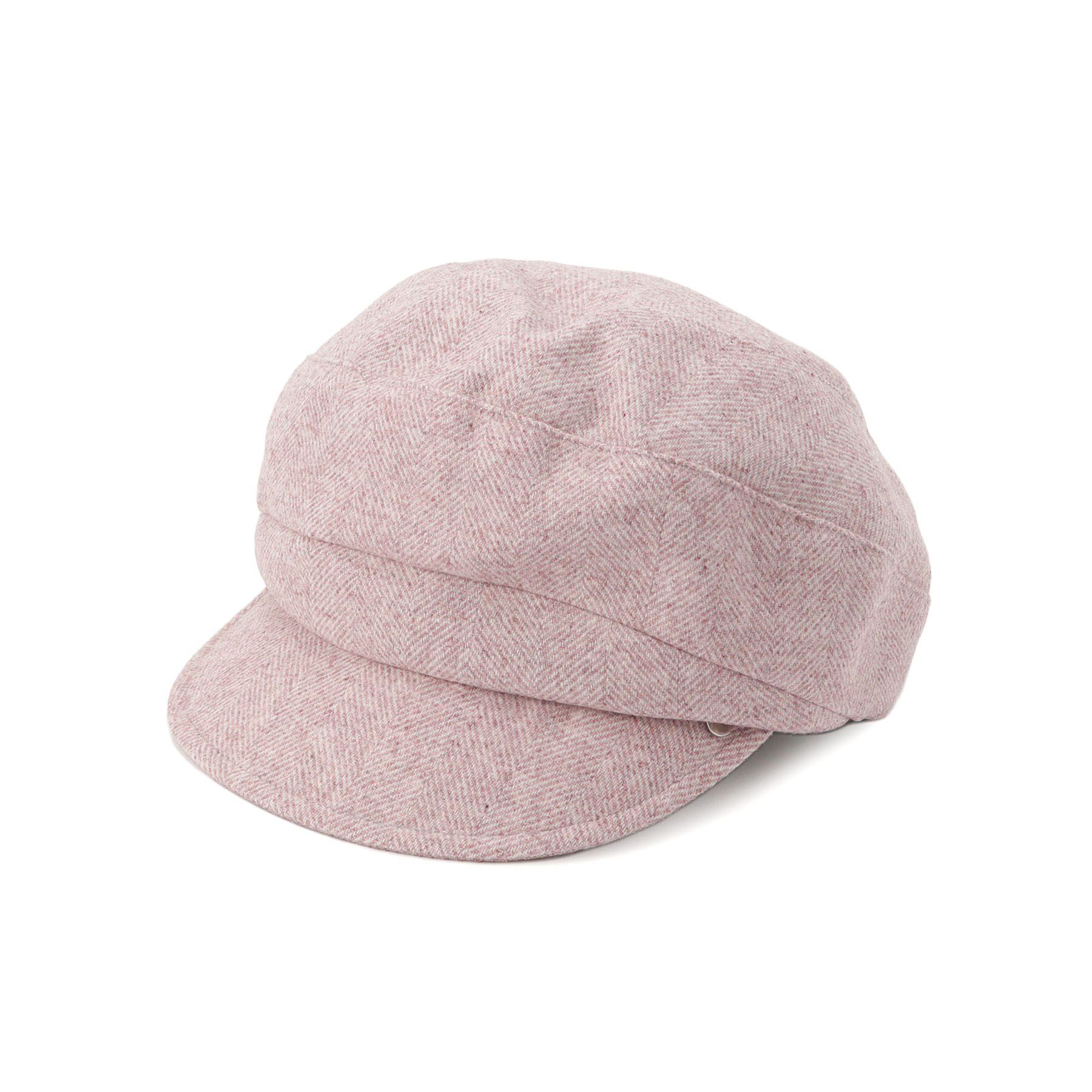 SHOO･LA･RUE「ヘリンボーンキャスケット」|キャップ・キャスケット|ピンク(072)