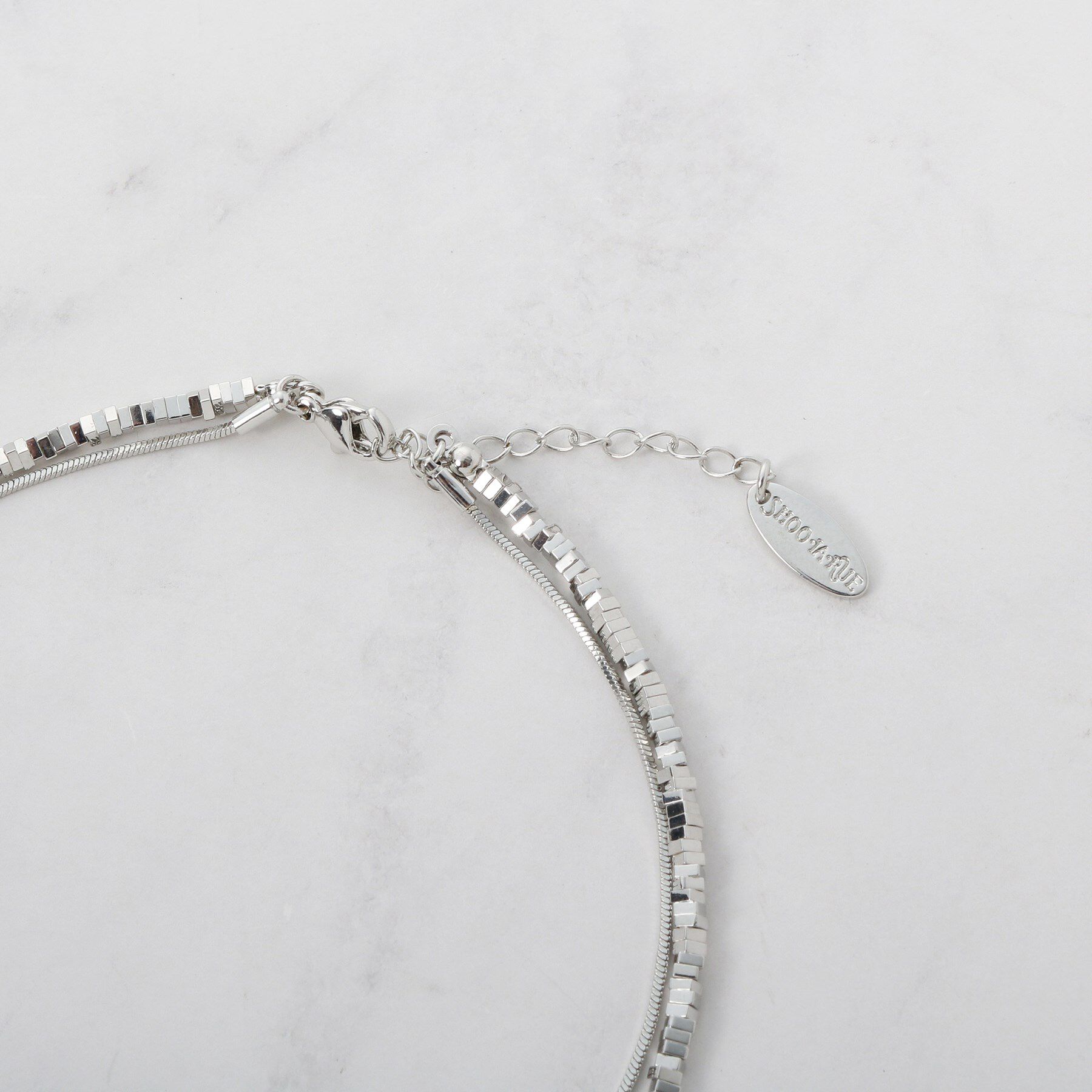 SHOO･LA･RUE「かさねチェーン2連ネックレス」|ネックレス|