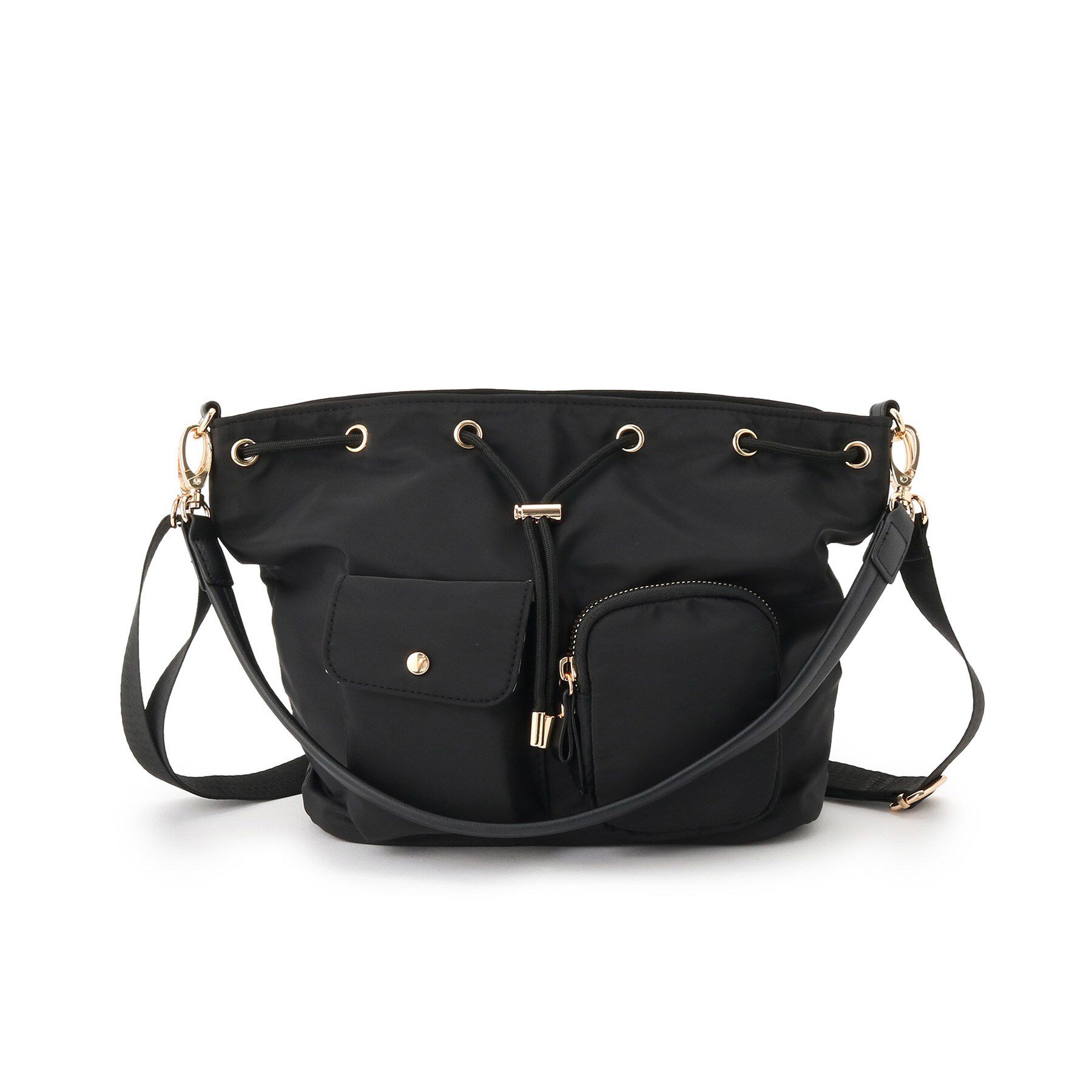 SHOO･LA･RUE「【撥水】2WAY巾着ショルダーバッグ」|ショルダー・メッセンジャー|