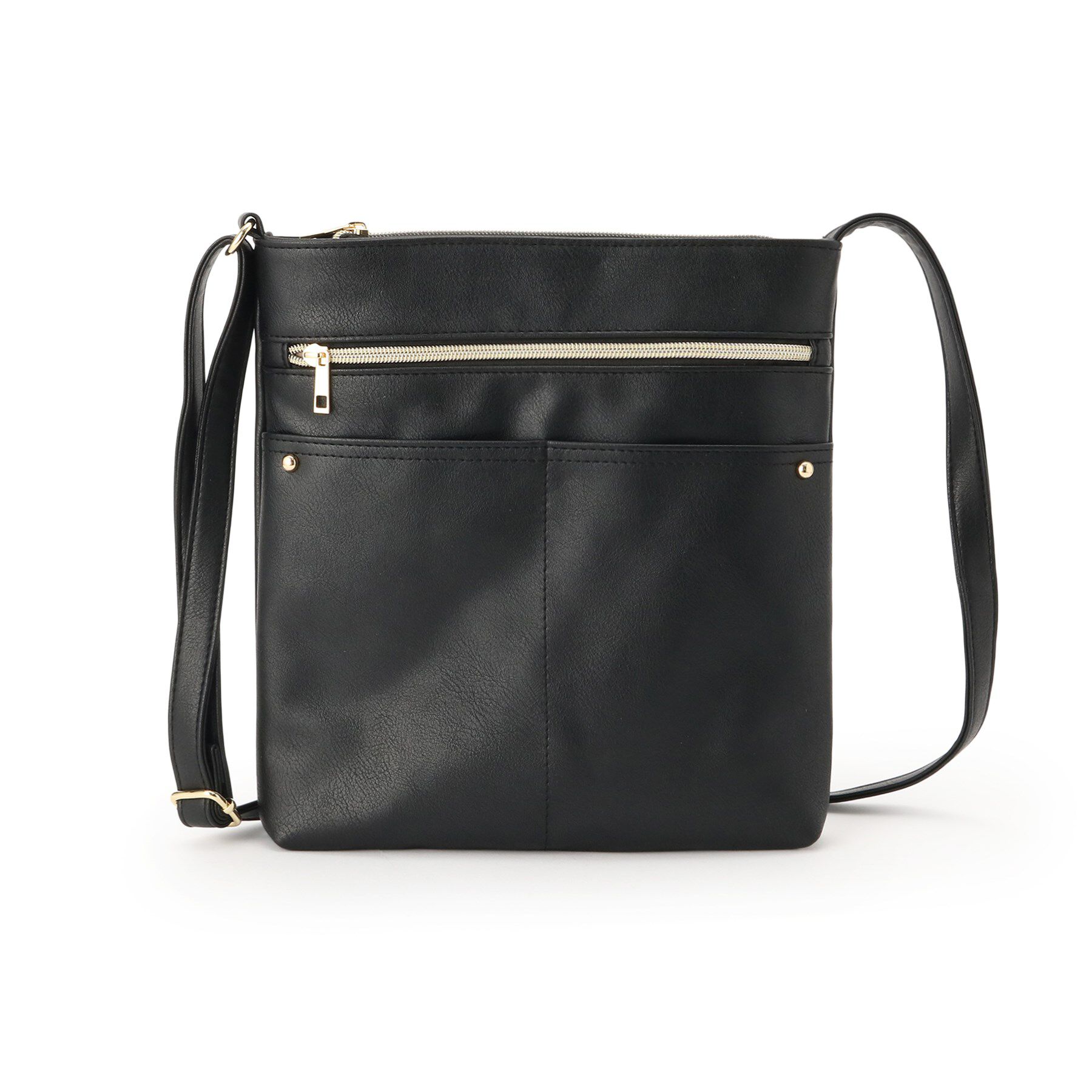 SHOO･LA･RUE「スマートながらしっかり入る アオリポケットが魅力のショルダーバッグ」|ショルダー・メッセンジャー|