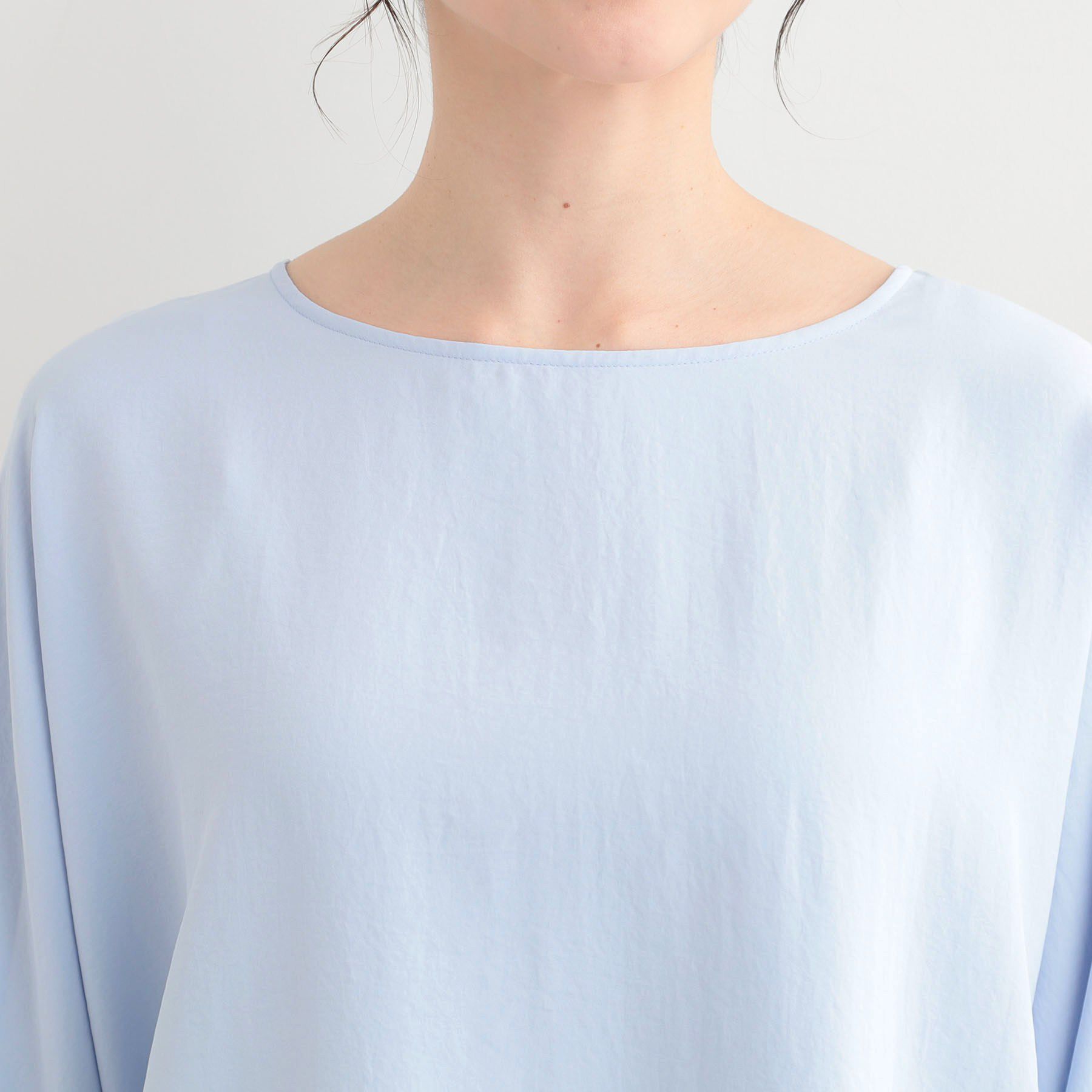 SHOO･LA･RUE「【着丈選べる/体型カバー】さらさらとろん ドルマンブラウス」|シャツ・ブラウス|