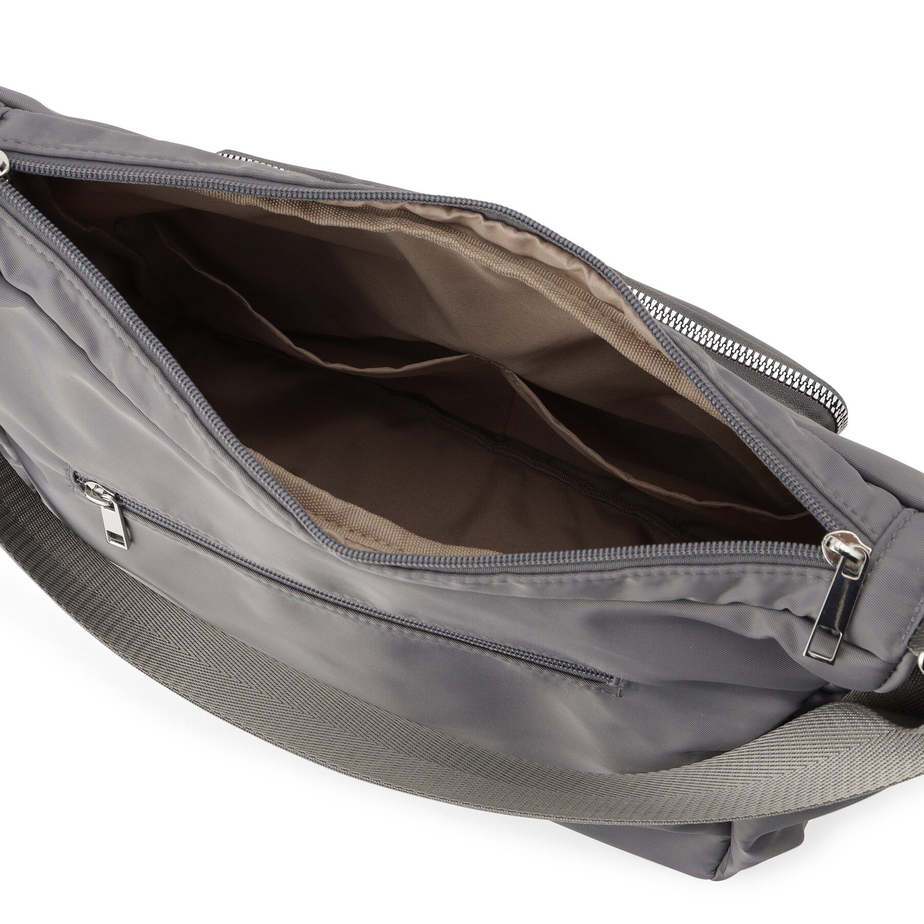 SHOO･LA･RUE「【撥水】ダブルポケットショルダーバッグ」|ショルダー・メッセンジャー|