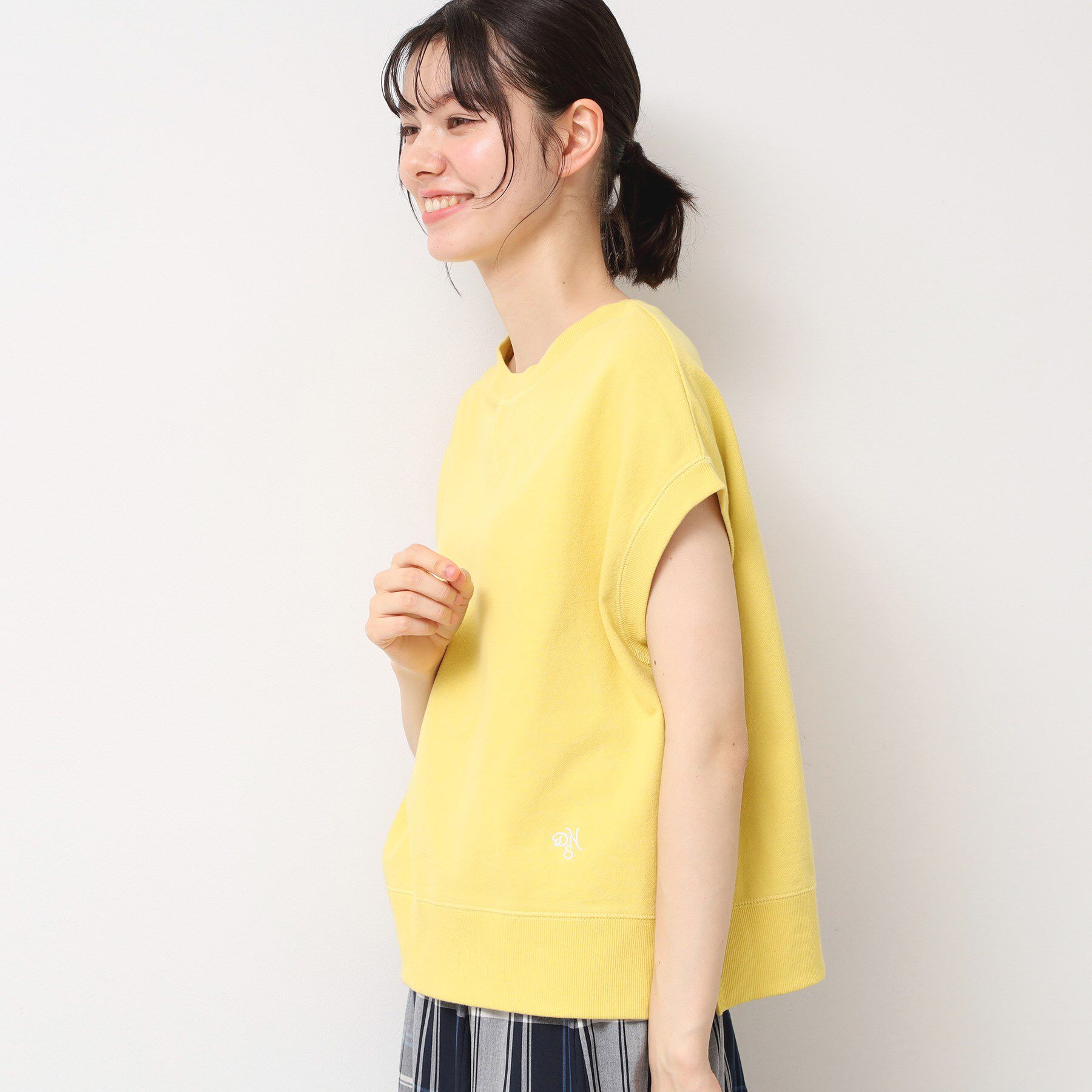 Dessin「【洗える】フレンチスリーブリブ付きカットソー（S～L）」|Tシャツ・カットソー|