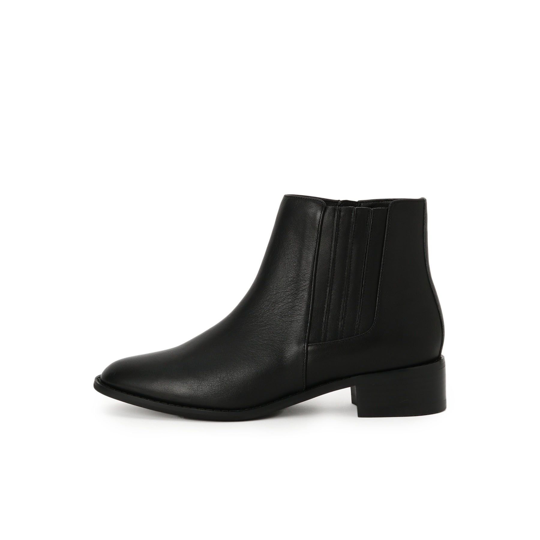 Dessin「牛革サイドゴアジップブーツ」|ショートブーツ|