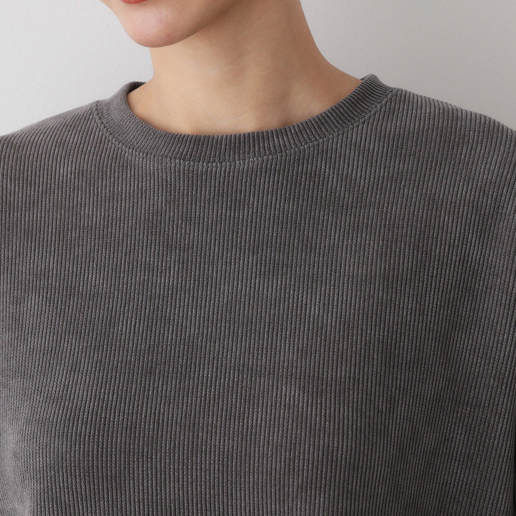 Dessin「【洗える】ベロアサーマルカットソー」|Tシャツ・カットソー|