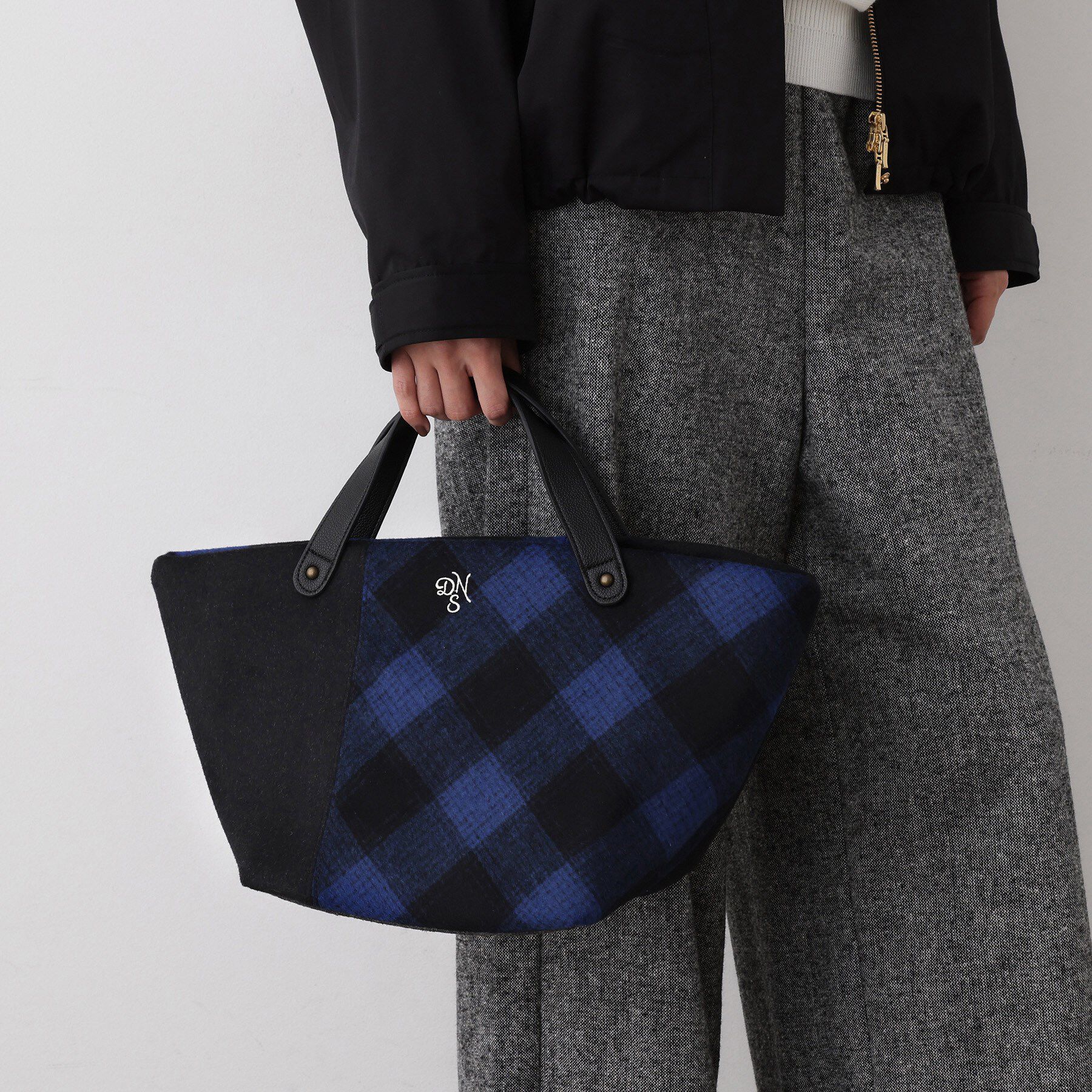 Dessin「チェック柄ボートトートバッグ」|トートバッグ|