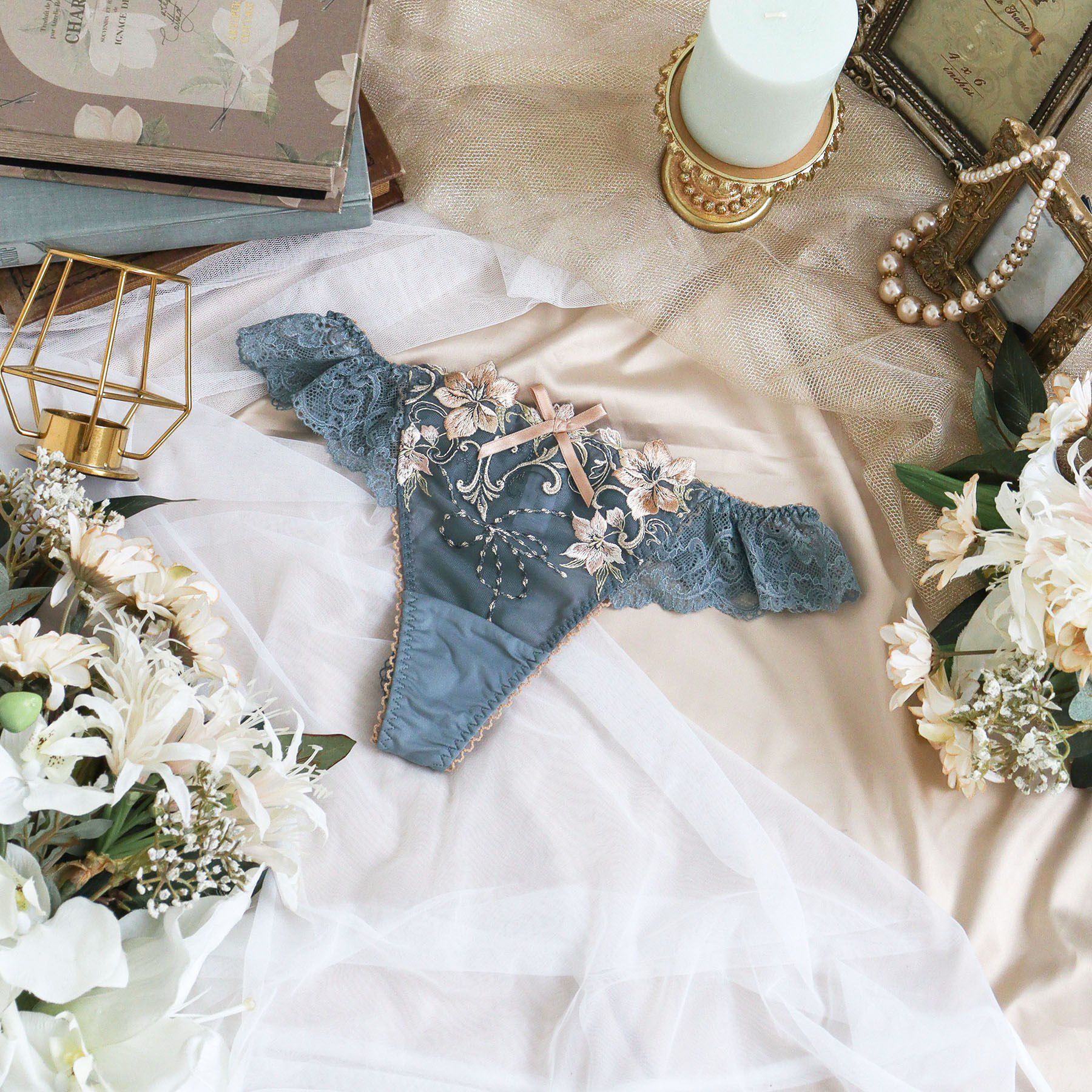 Risa Magli「ヴァネッサ Tバック」|インナー|グリーン(022)