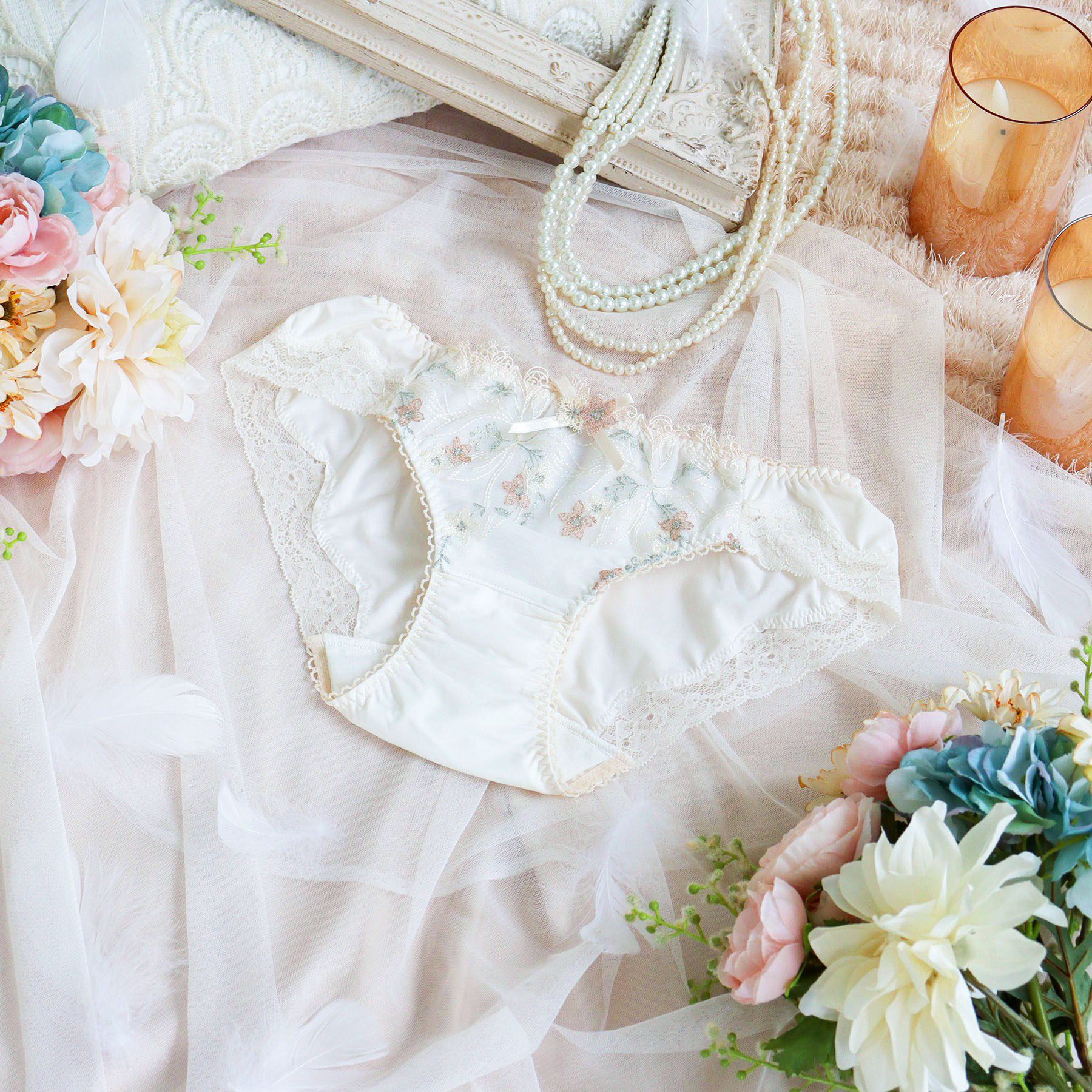 Risa Magli「セレスティナ サニタリー」|インナー|クリーム(054)