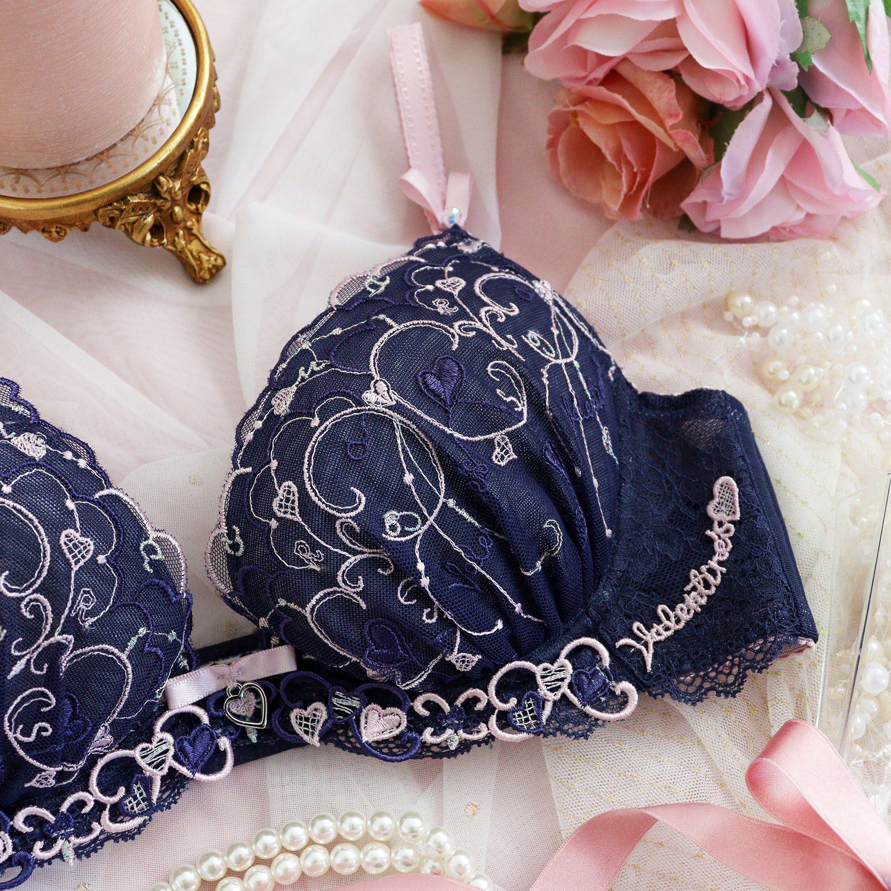 Risa Magli「ヘルティー ブラジャー (G-H) ＜Glamor Bra／サイドすっきりタイプ＞」|インナー|