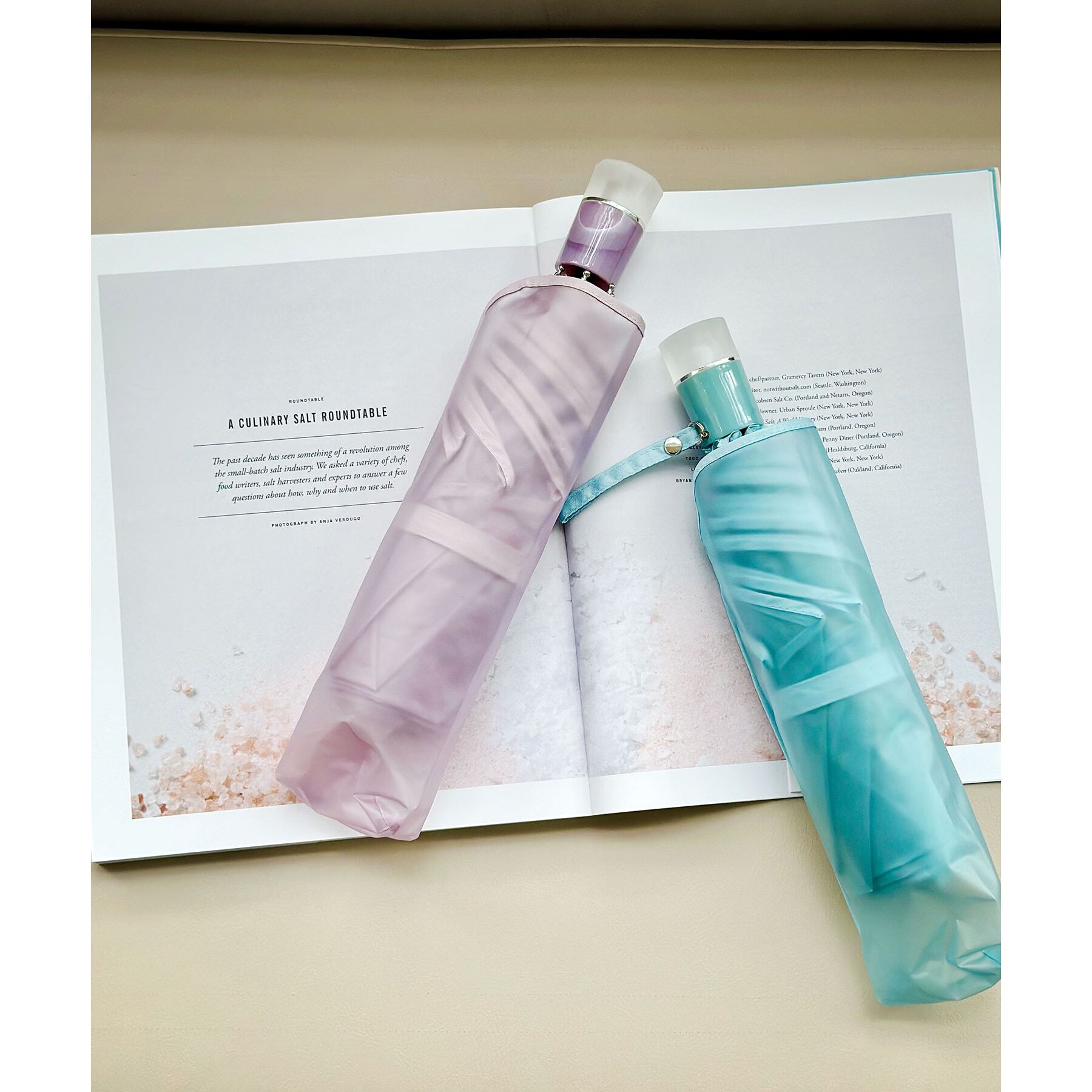 Ober Tashe「クリアアンブレラ／パウダリーフローラミニ 折りたたみ傘 雨傘」|傘|