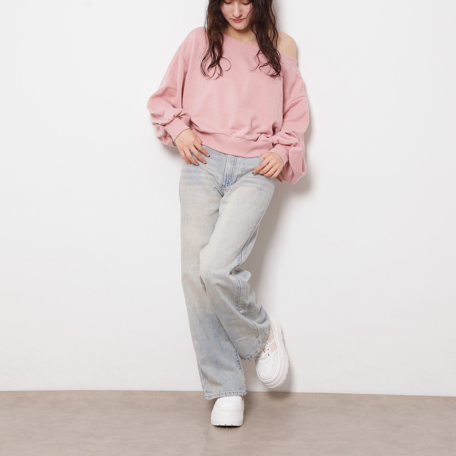 ESPERANZA「ラメライン厚底スニーカー」|スニーカー|