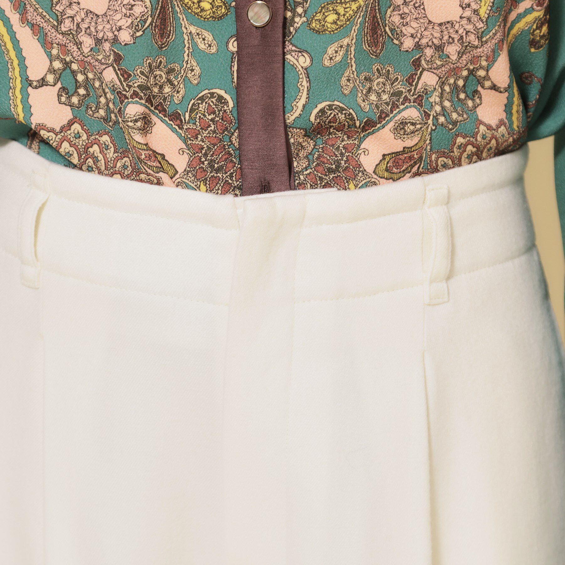 SunaUna「【COLLECTION LINE】ベルト付ガウチョパンツ」|その他|