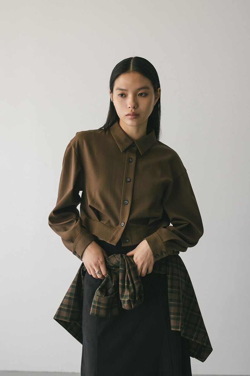 STYLEMIXER「メランジショートシャツ」|シャツ・ブラウス|