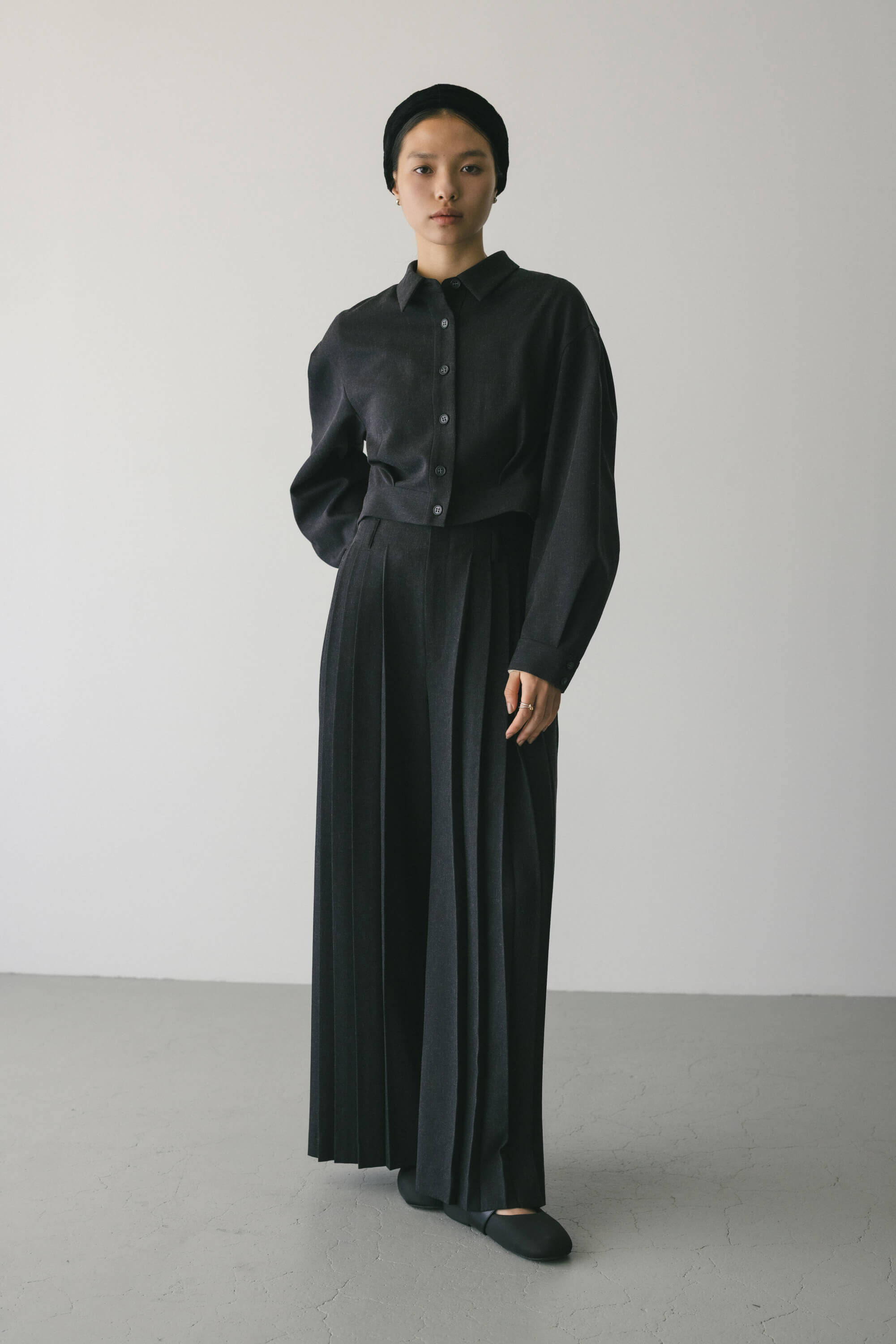 STYLEMIXER「メランジショートシャツ」|シャツ・ブラウス|