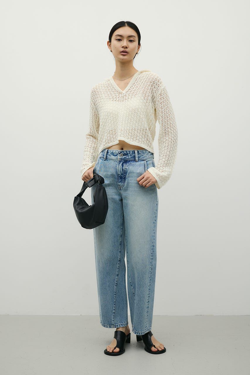 STYLEMIXER「アイレットレースフーディー」|ニット・セーター|