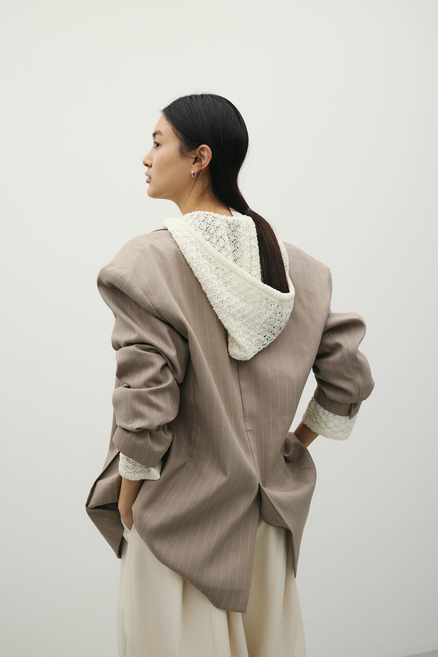 STYLEMIXER「アイレットレースフーディー」|ニット・セーター|