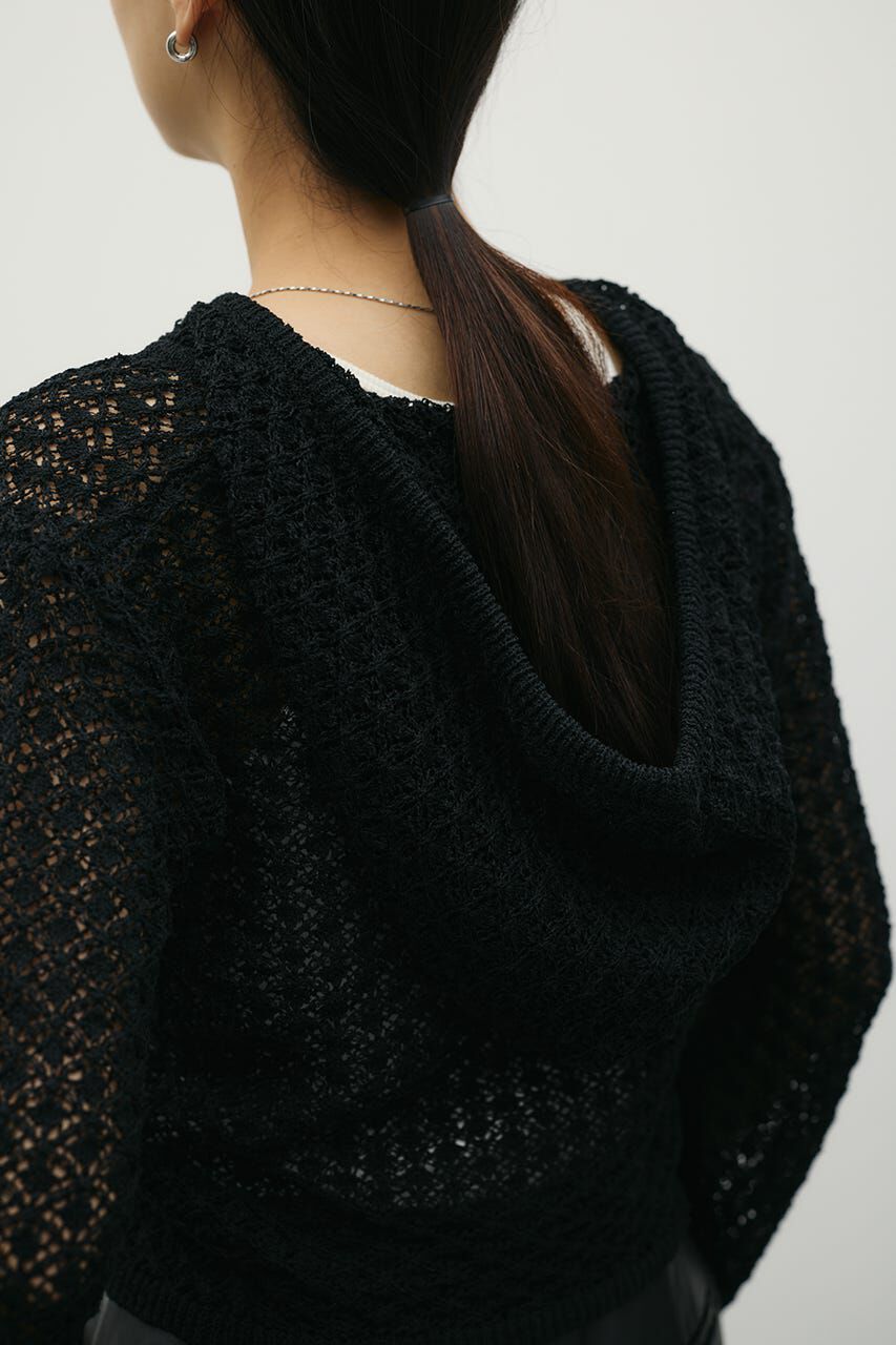 STYLEMIXER「アイレットレースフーディー」|ニット・セーター|