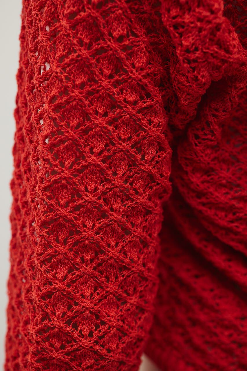 STYLEMIXER「アイレットレースフーディー」|ニット・セーター|